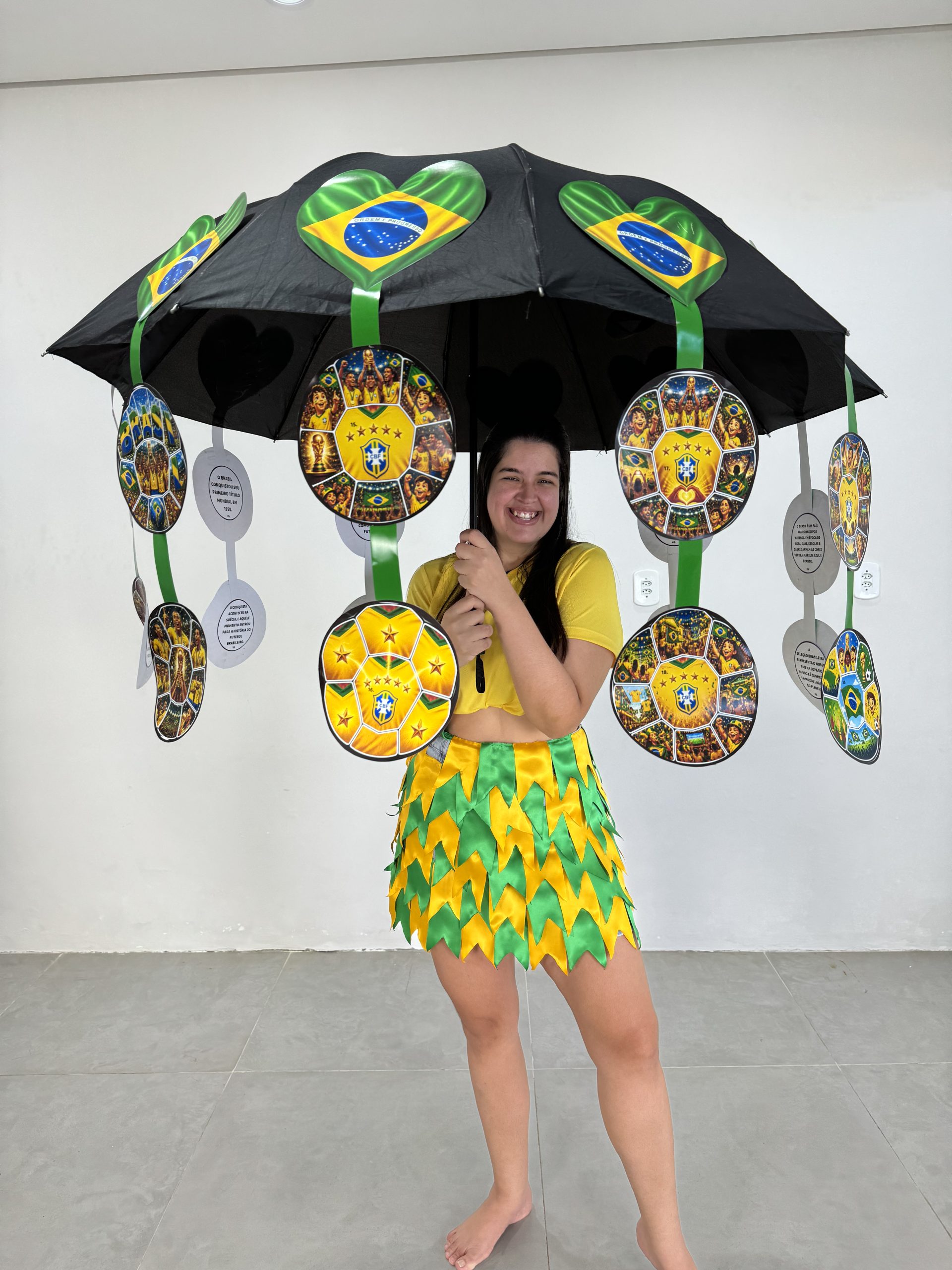 🇧🇷☂️✨ GUARDA-CHUVA DE HISTÓRIA – UMA VIAGEM PELA HISTÓRIA DA NOSSA SELEÇÃO ⚽💚💛 - Imagem 3
