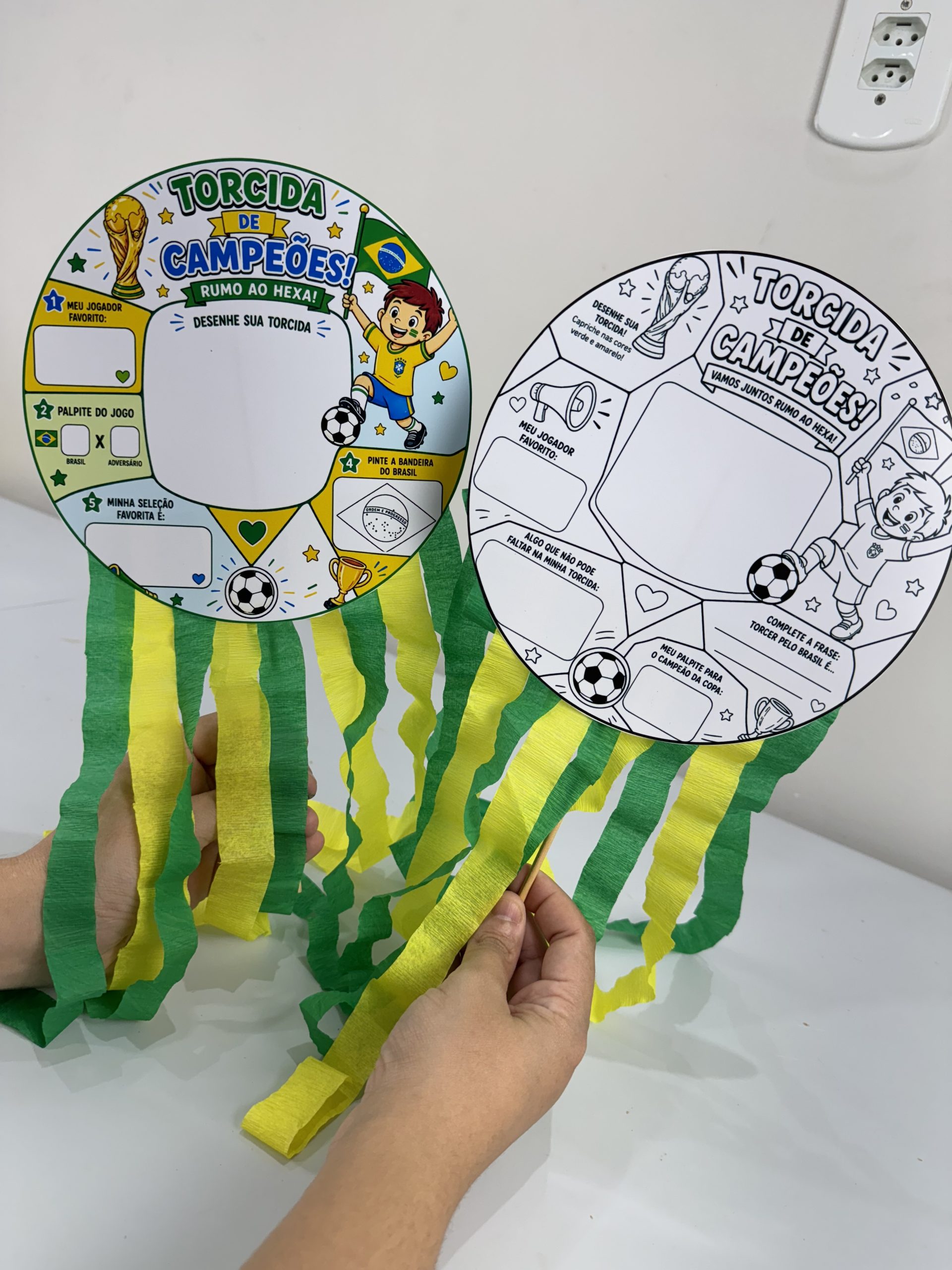 🇧🇷⚽✨ ATIVIDADE LEMBRANCINHA – BRASIL RUMO AO HEXA 💚💛