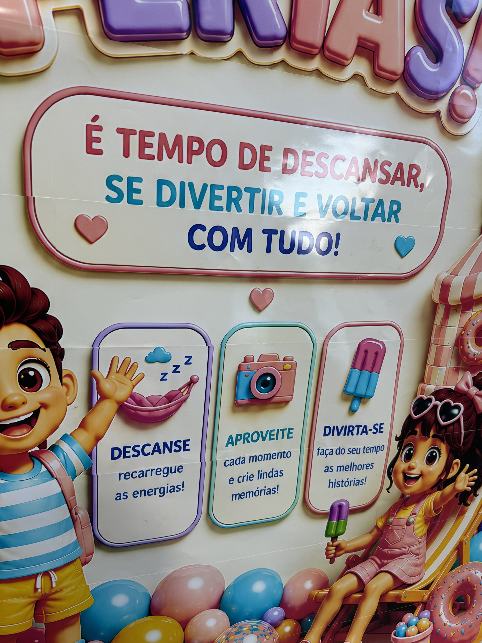 ☀️🎒✨ PAINEL DOCE FÉRIAS ✨🎒☀️ - Imagem 8