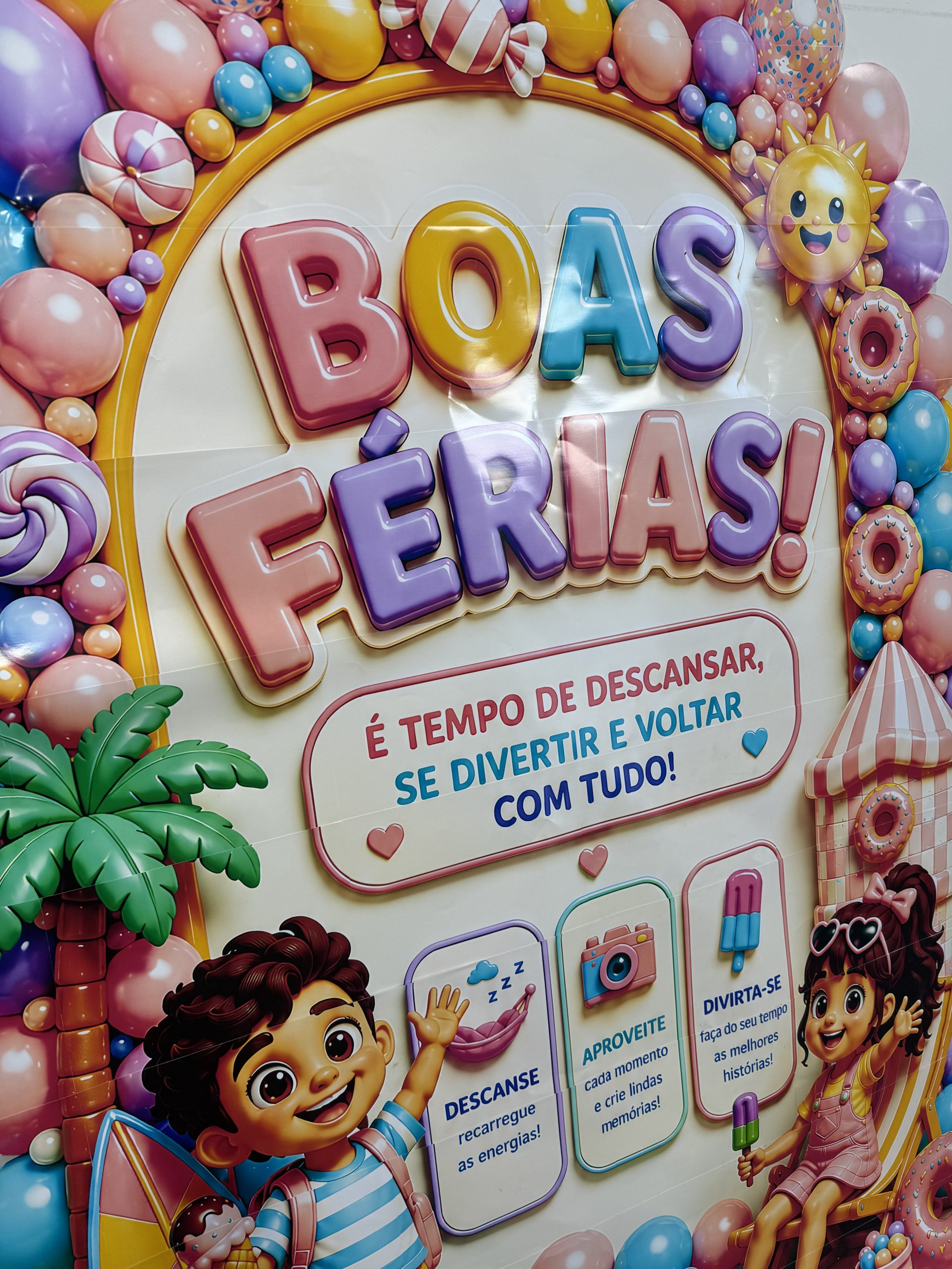 ☀️🎒✨ PAINEL DOCE FÉRIAS ✨🎒☀️ - Imagem 9
