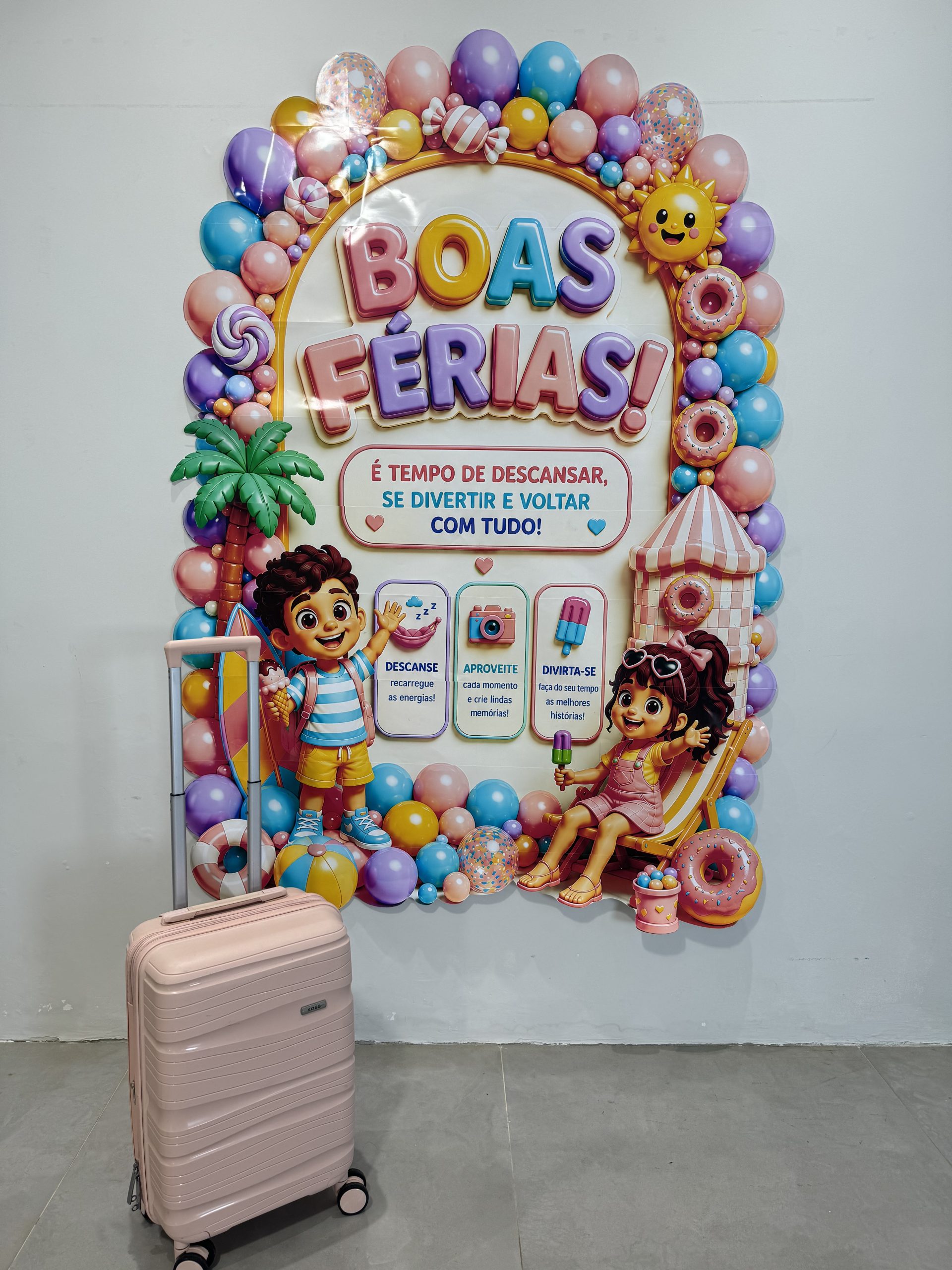 ☀️🎒✨ PAINEL DOCE FÉRIAS ✨🎒☀️ - Imagem 10