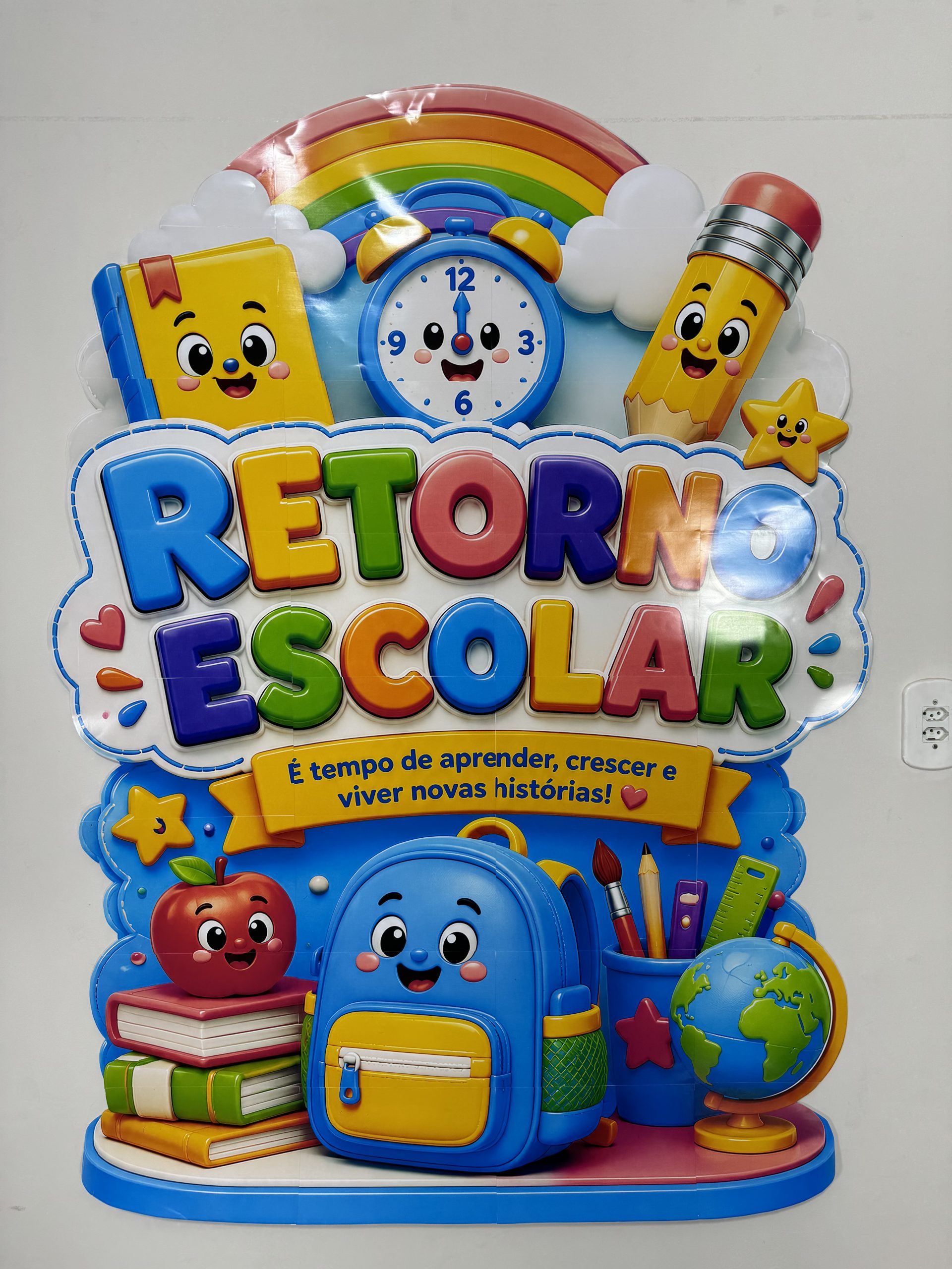 ✨📚🌈 CARTAZ RETORNO ESCOLAR 🌈📚✨ - Imagem 6
