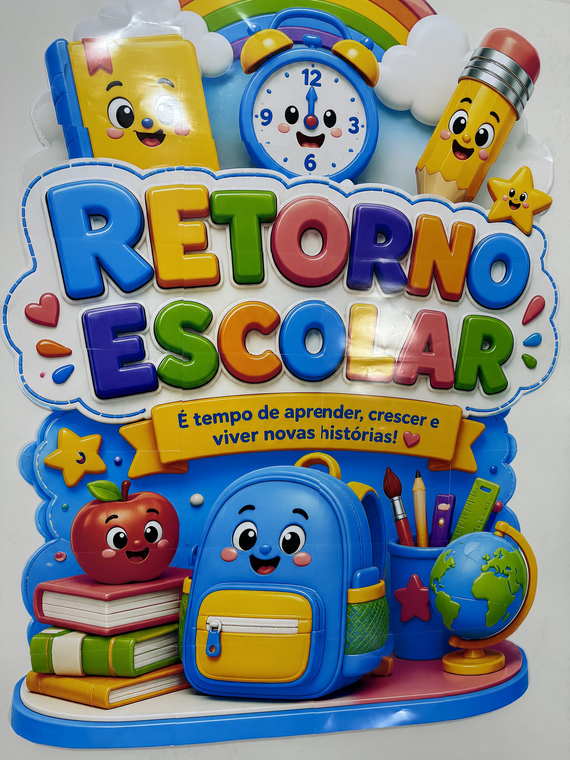 ✨📚🌈 CARTAZ RETORNO ESCOLAR 🌈📚✨ - Imagem 5