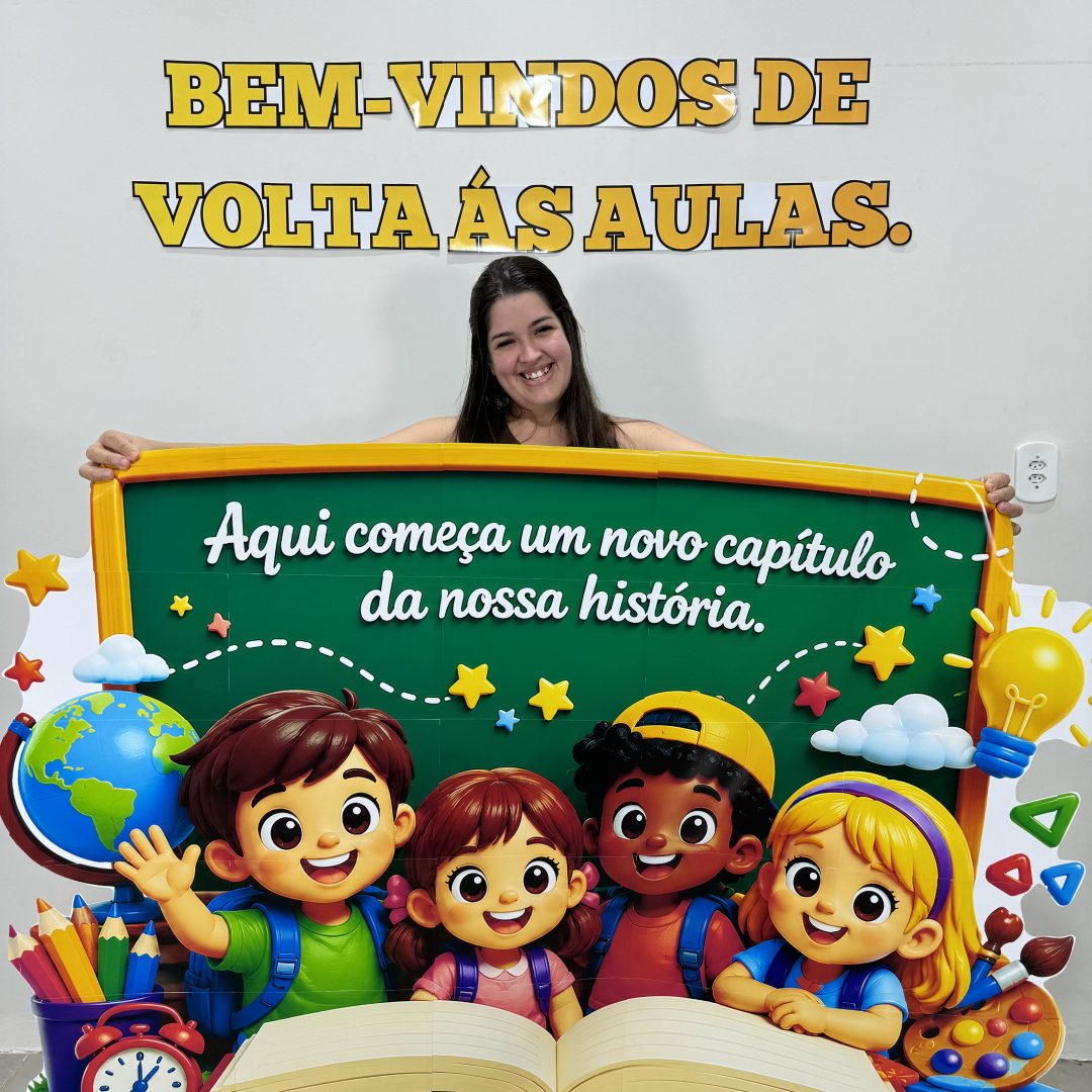 ✨📚💛 CARTAZ VOLTA ÀS AULAS – AQUI COMEÇA UM NOVO CAPÍTULO DA NOSSA HISTÓRIA 💛📚✨
