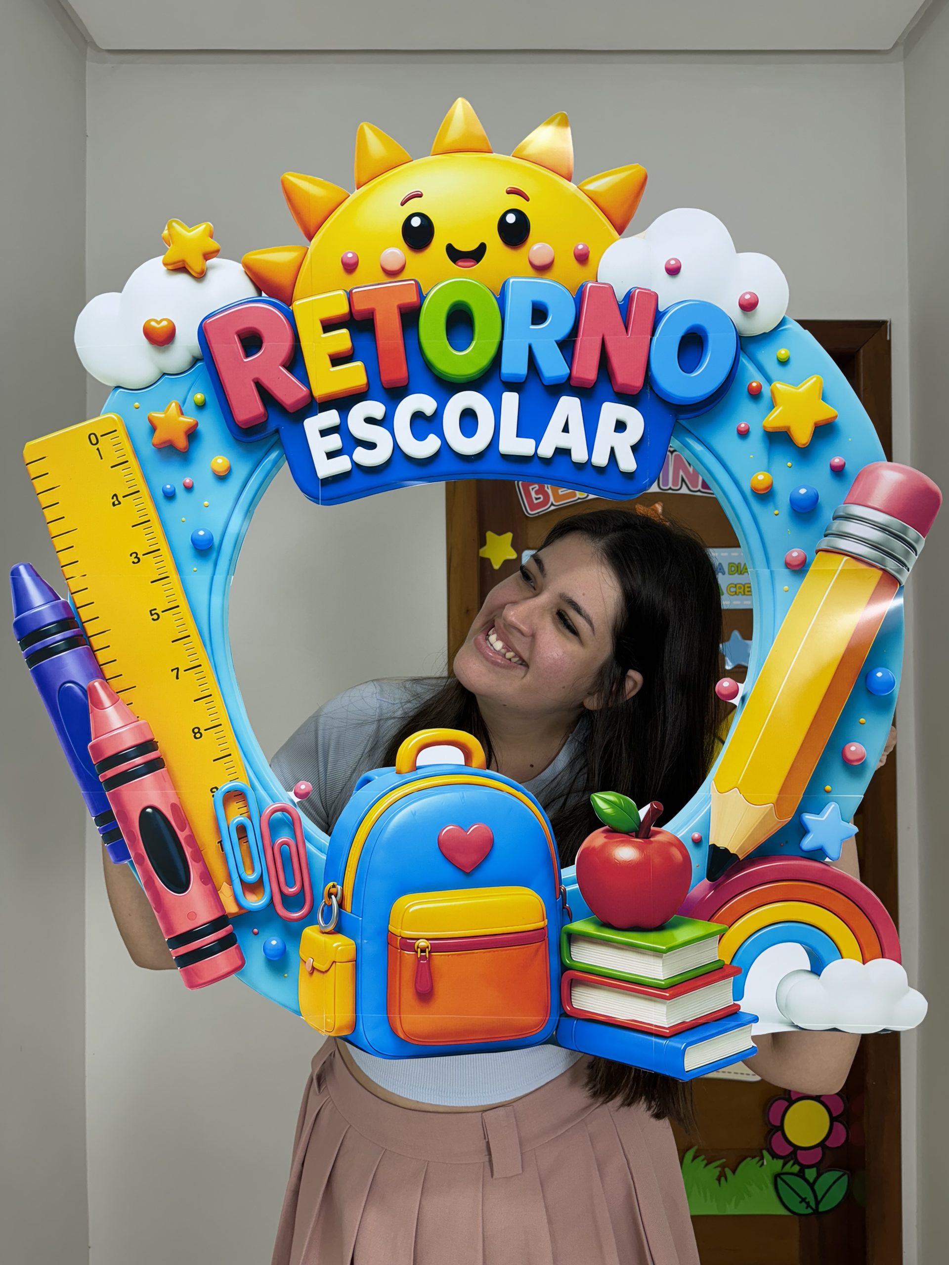 📸✨ MOLDURA PARA FOTO – RETORNO ESCOLAR ✨📸 - Imagem 2