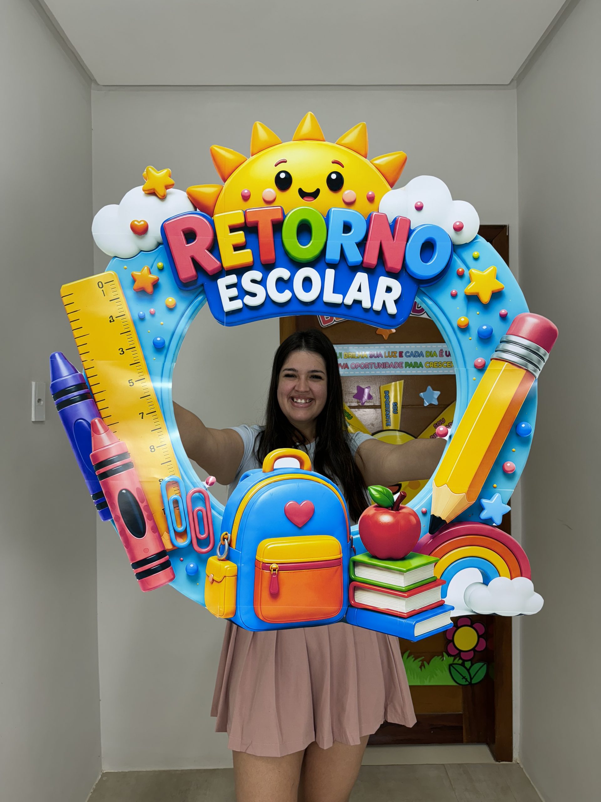 📸✨ MOLDURA PARA FOTO – RETORNO ESCOLAR ✨📸