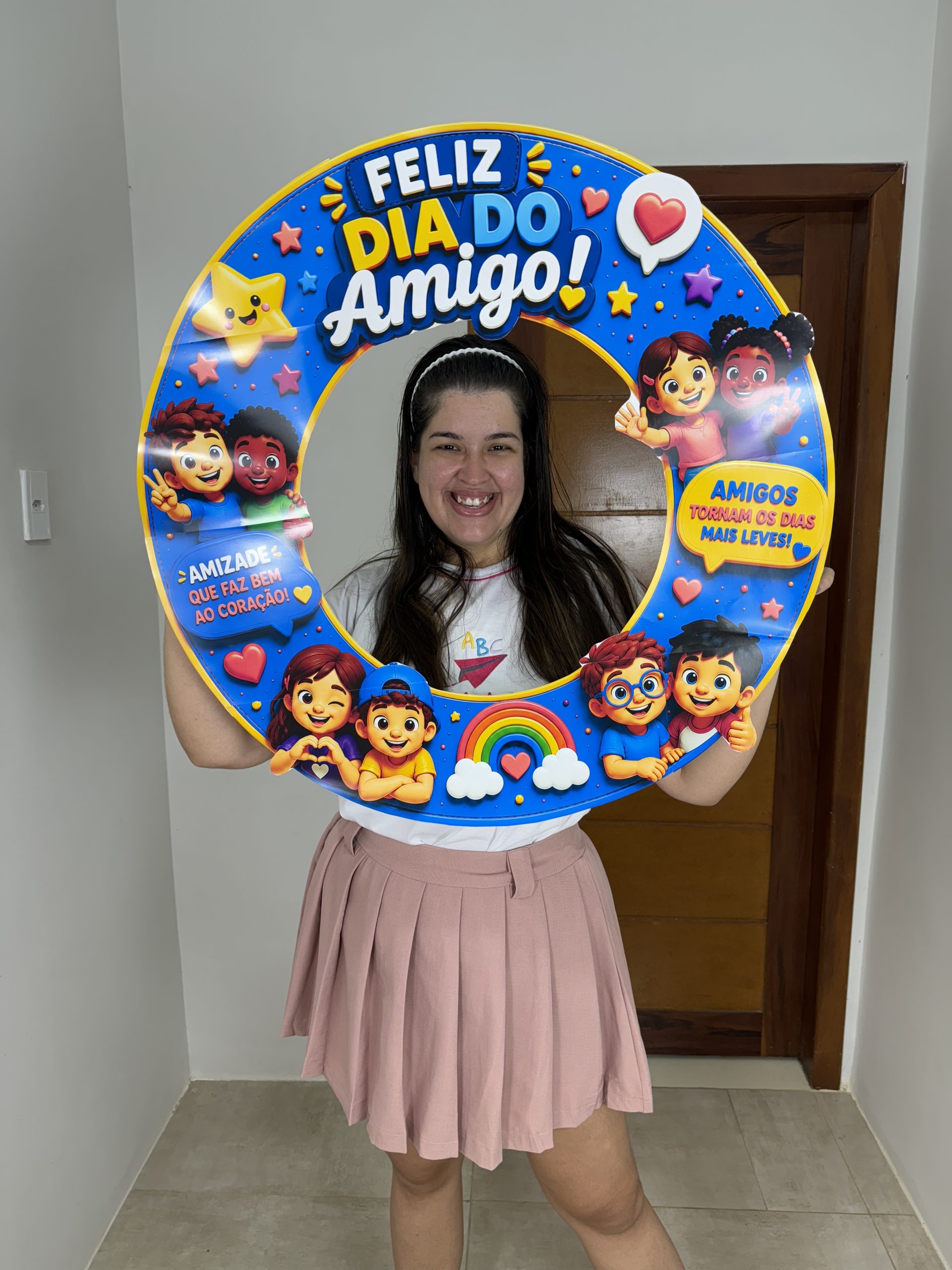 ✨📸 Moldura para Fotos – Feliz Dia do Amigo 💙 - Imagem 3
