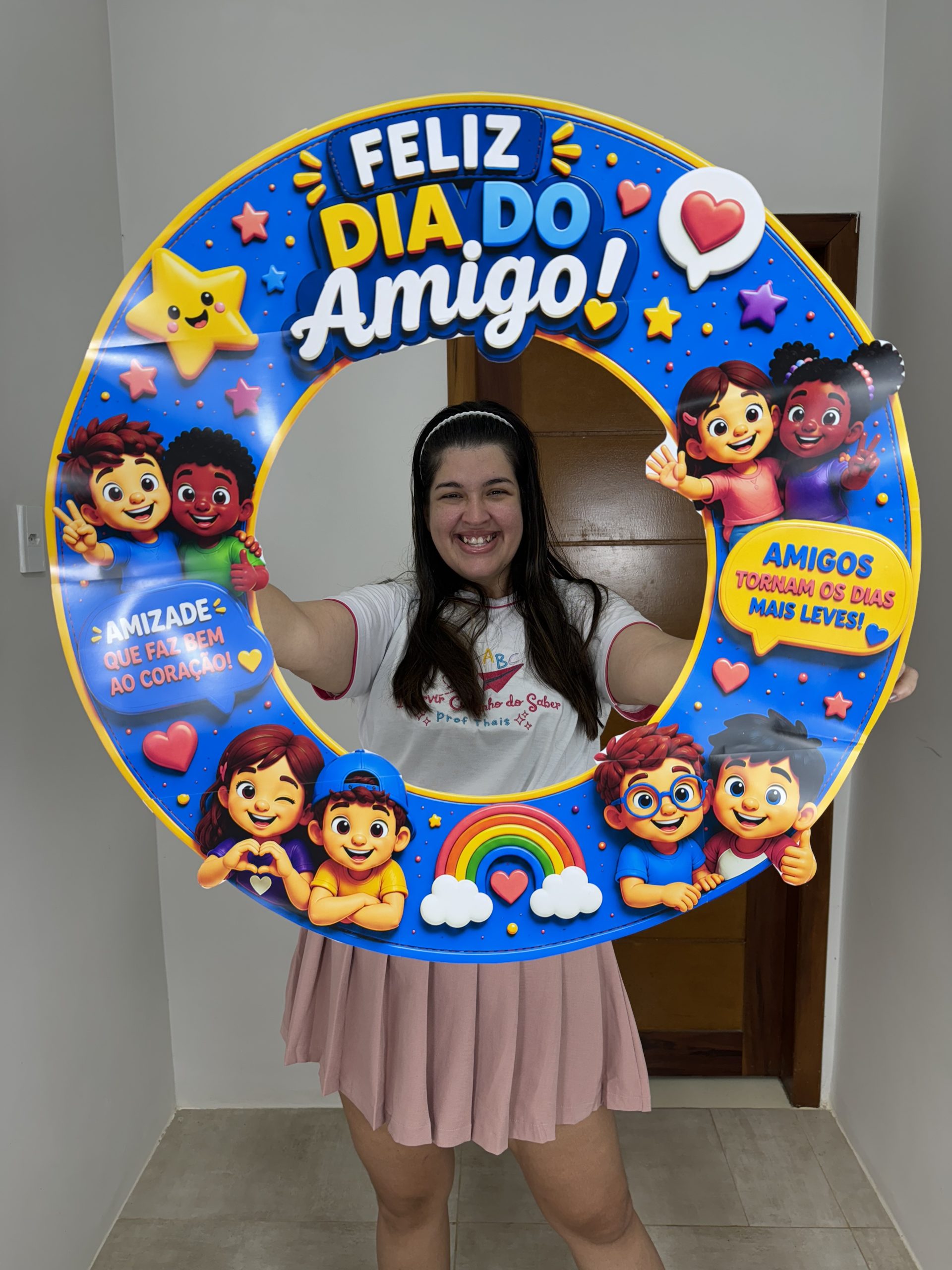 ✨📸 Moldura para Fotos – Feliz Dia do Amigo 💙 - Imagem 2