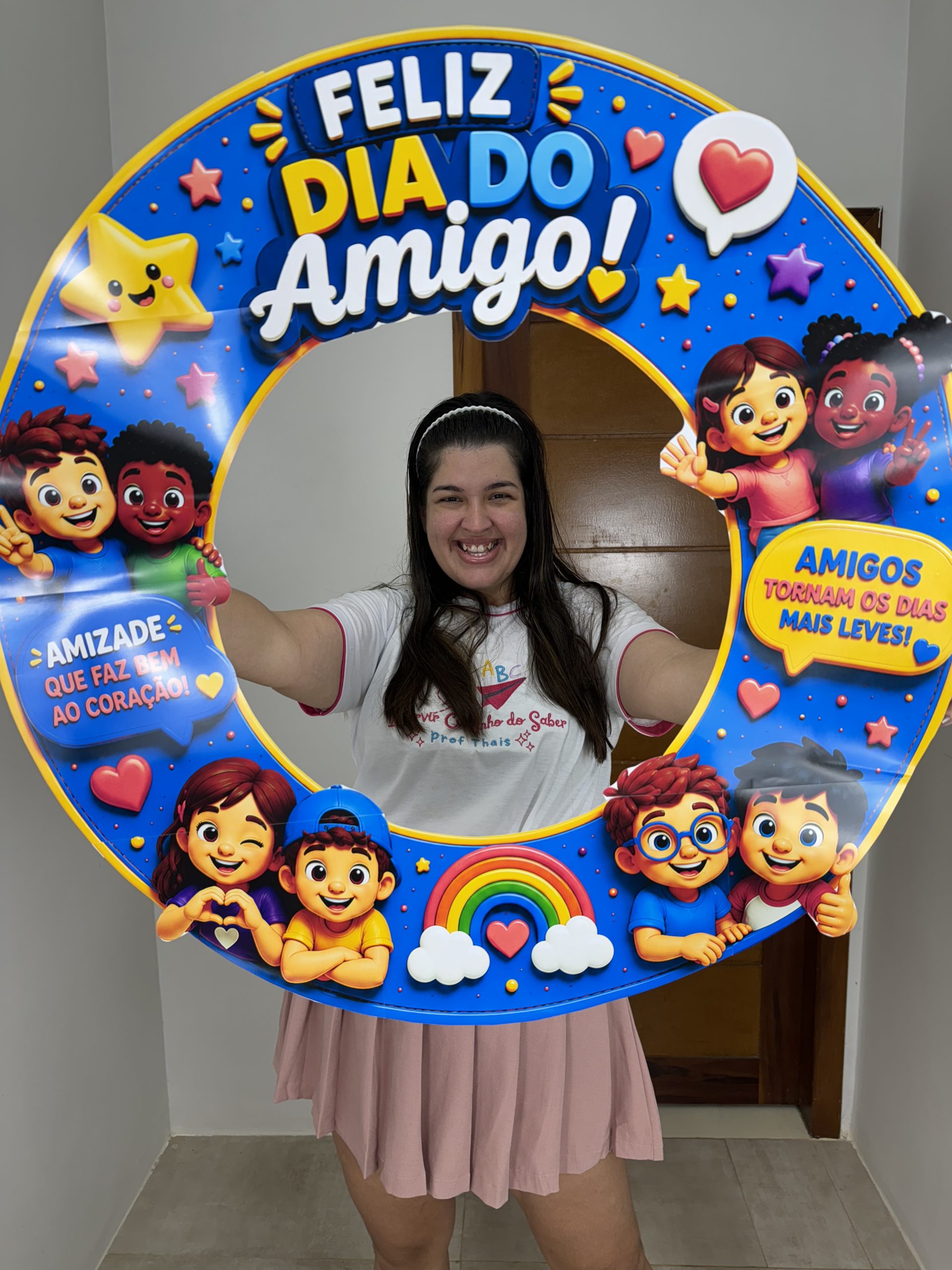 ✨📸 Moldura para Fotos – Feliz Dia do Amigo 💙 - Imagem 4