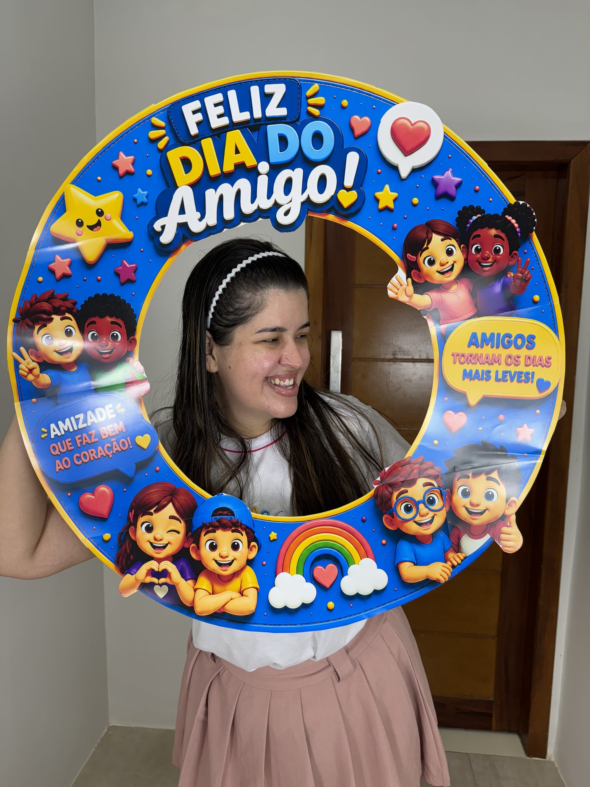 ✨📸 Moldura para Fotos – Feliz Dia do Amigo 💙 - Imagem 5