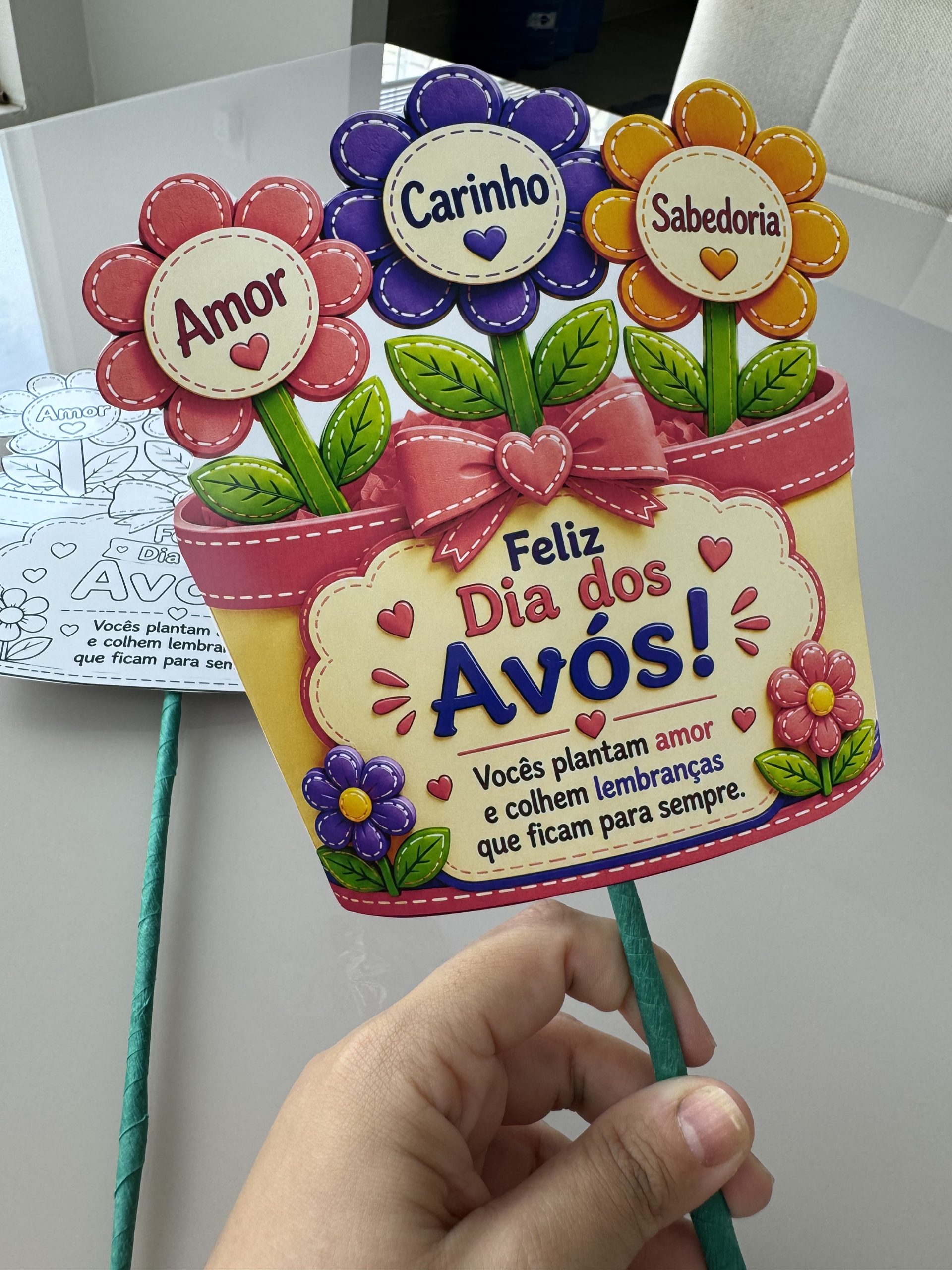 🌼 Lembrancinha flor dos Avós 💕 - Imagem 2