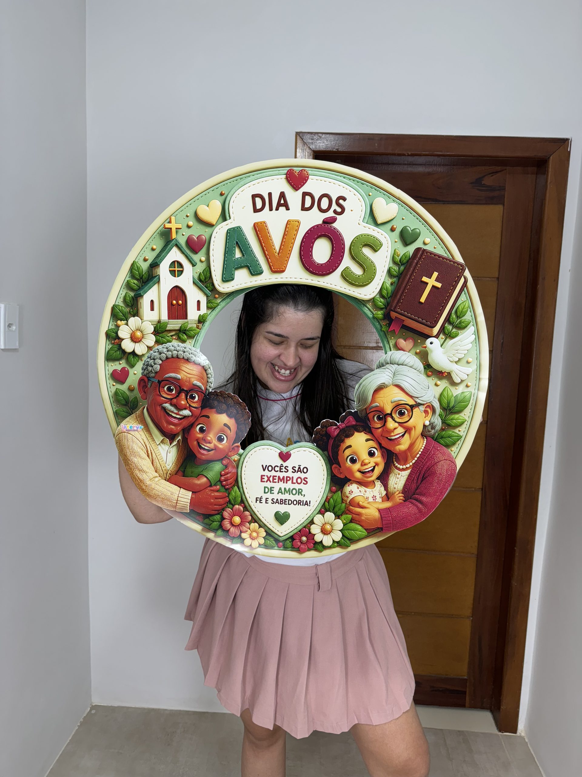 ✨📸 Moldura para Fotos Avós – Exemplo de Fé e Sabedoria 💕