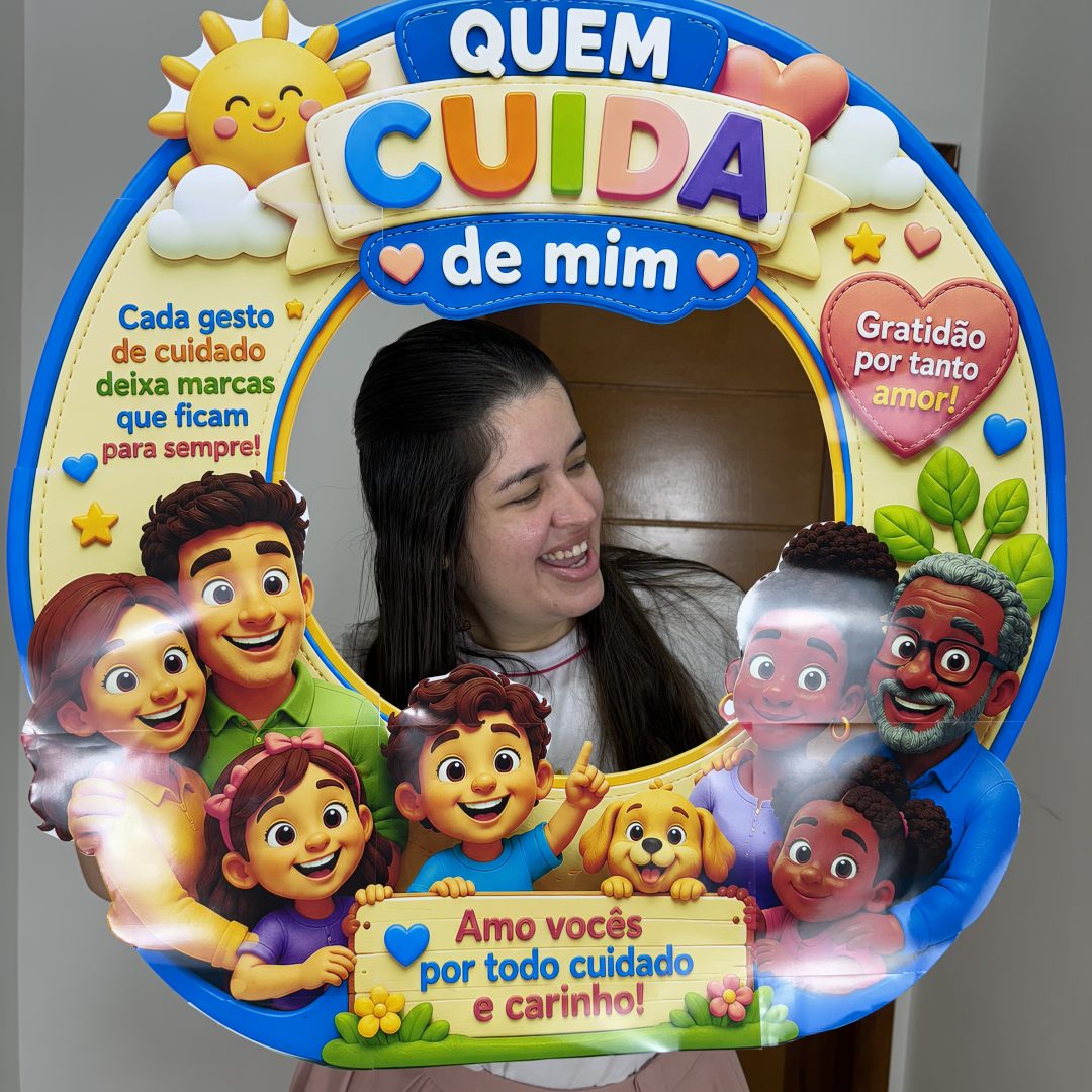 ✨📸 Moldura para Fotos – Quem Cuida de Mim 💛