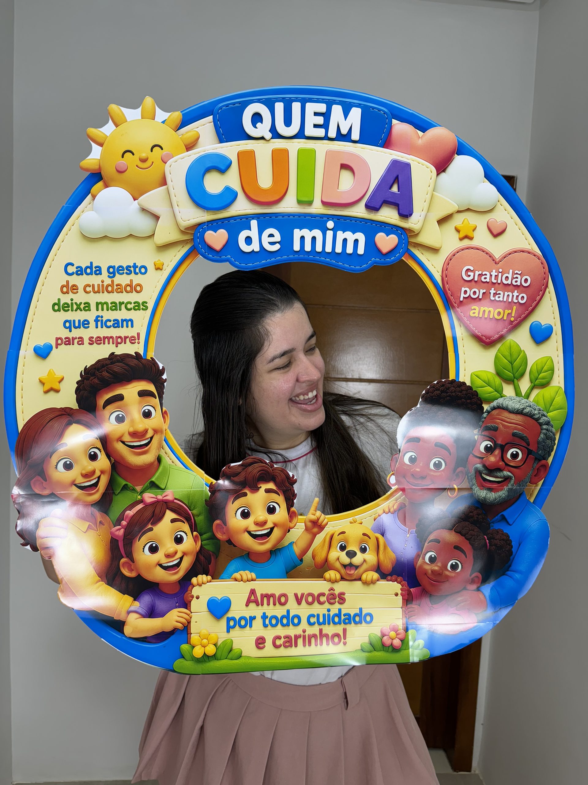 ✨📸 Moldura para Fotos – Quem Cuida de Mim 💛