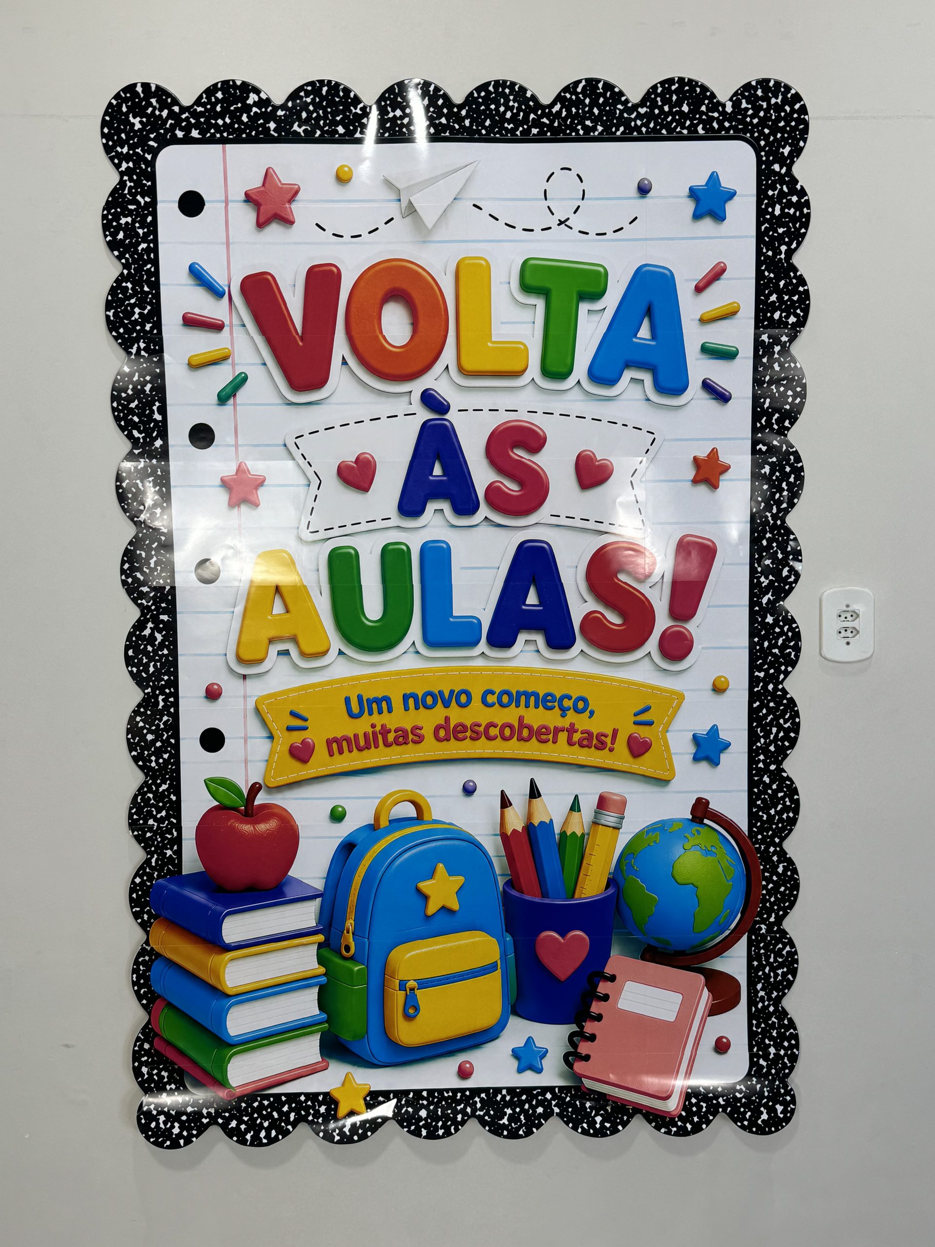 ✨📚 Cartaz Volta às Aulas – Novas Descobertas 💛 - Imagem 5