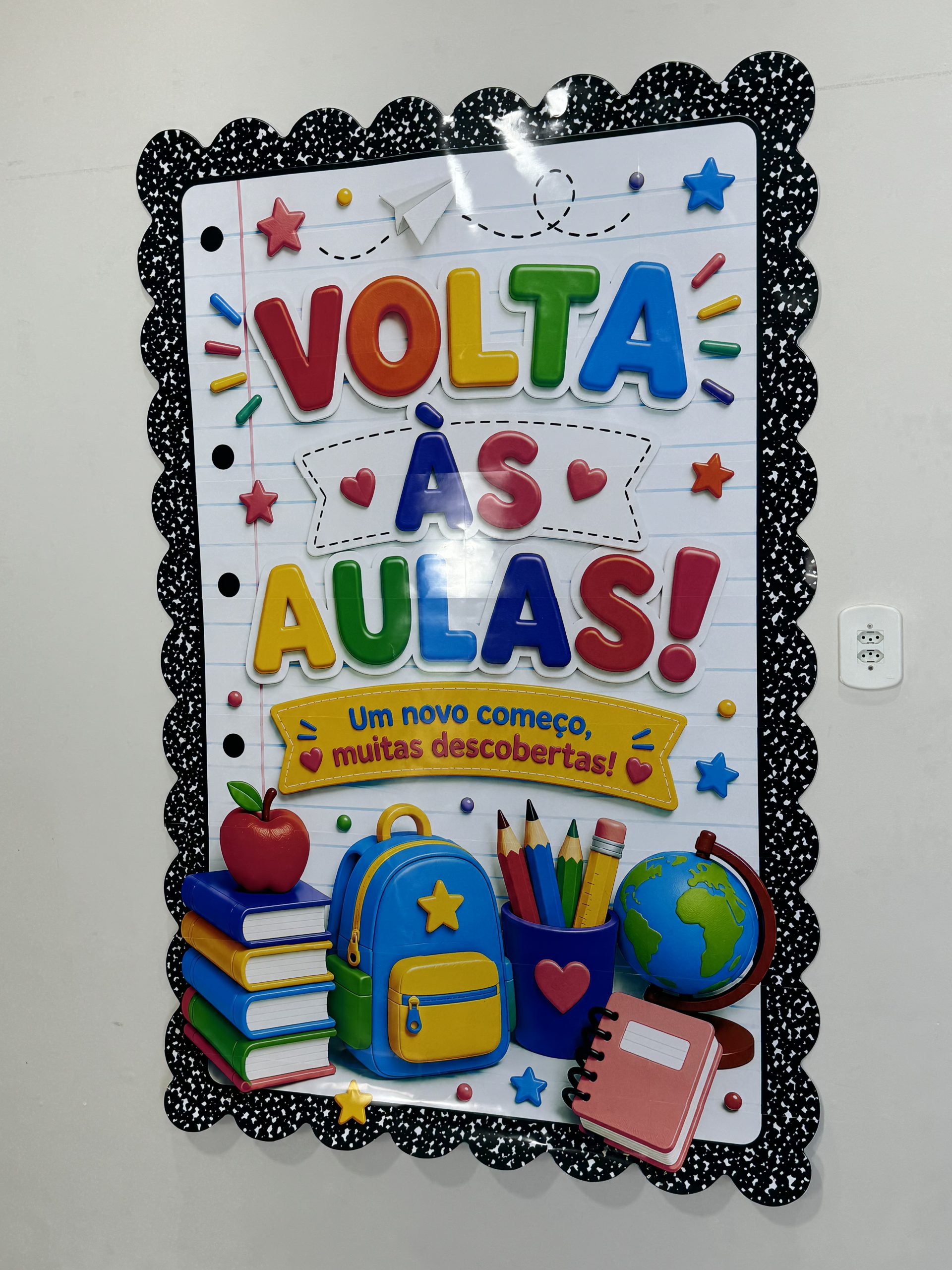 ✨📚 Cartaz Volta às Aulas – Novas Descobertas 💛 - Imagem 6