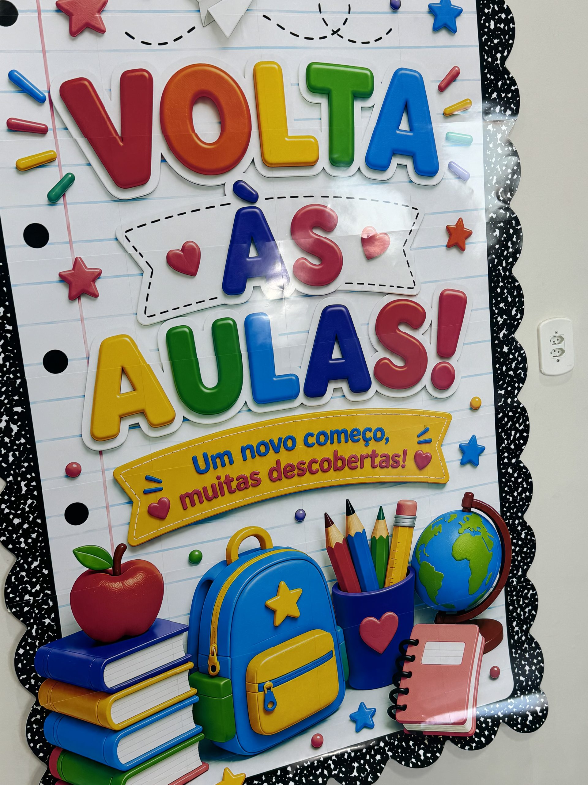 ✨📚 Cartaz Volta às Aulas – Novas Descobertas 💛 - Imagem 7