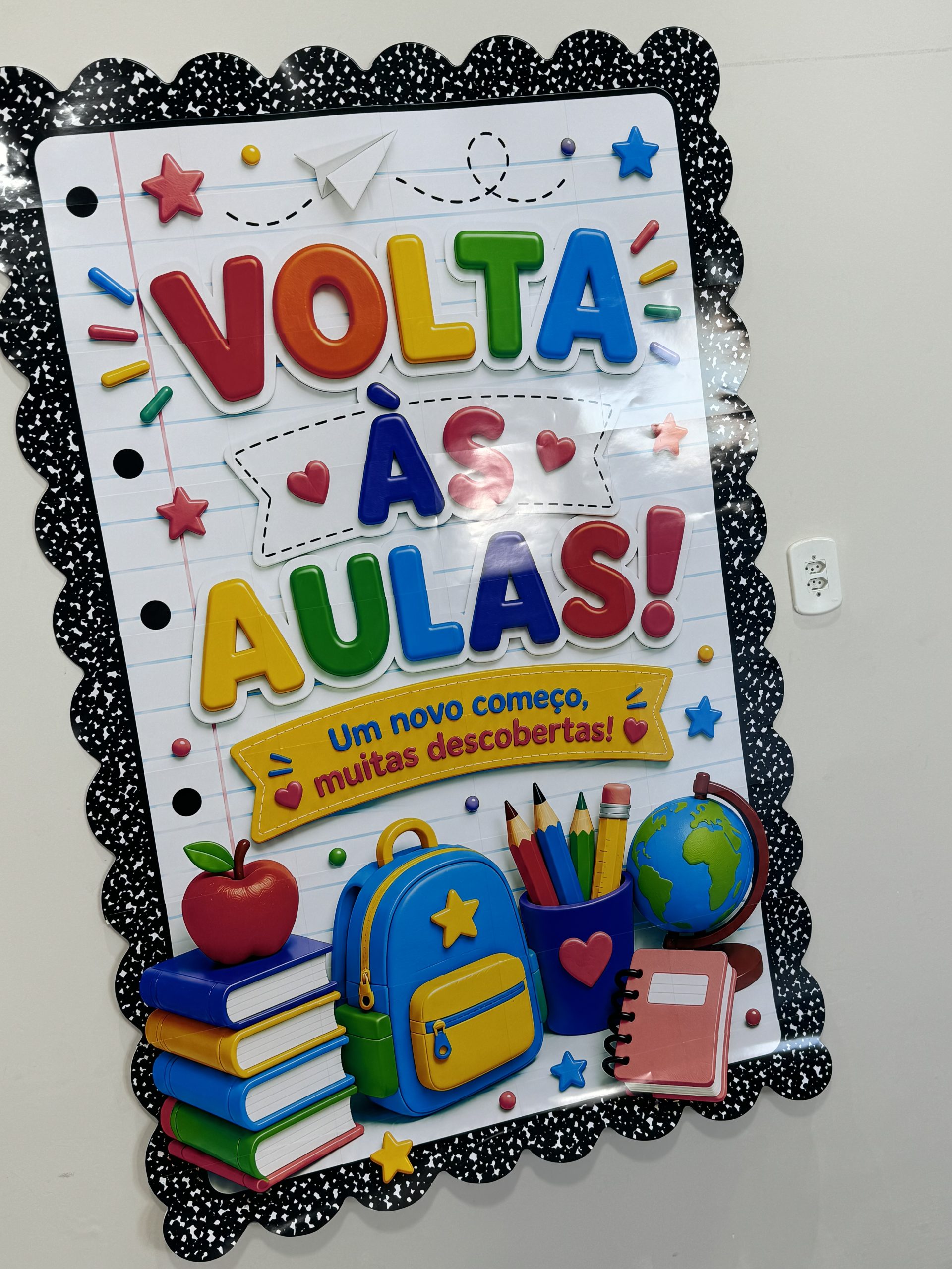 ✨📚 Cartaz Volta às Aulas – Novas Descobertas 💛 - Imagem 8