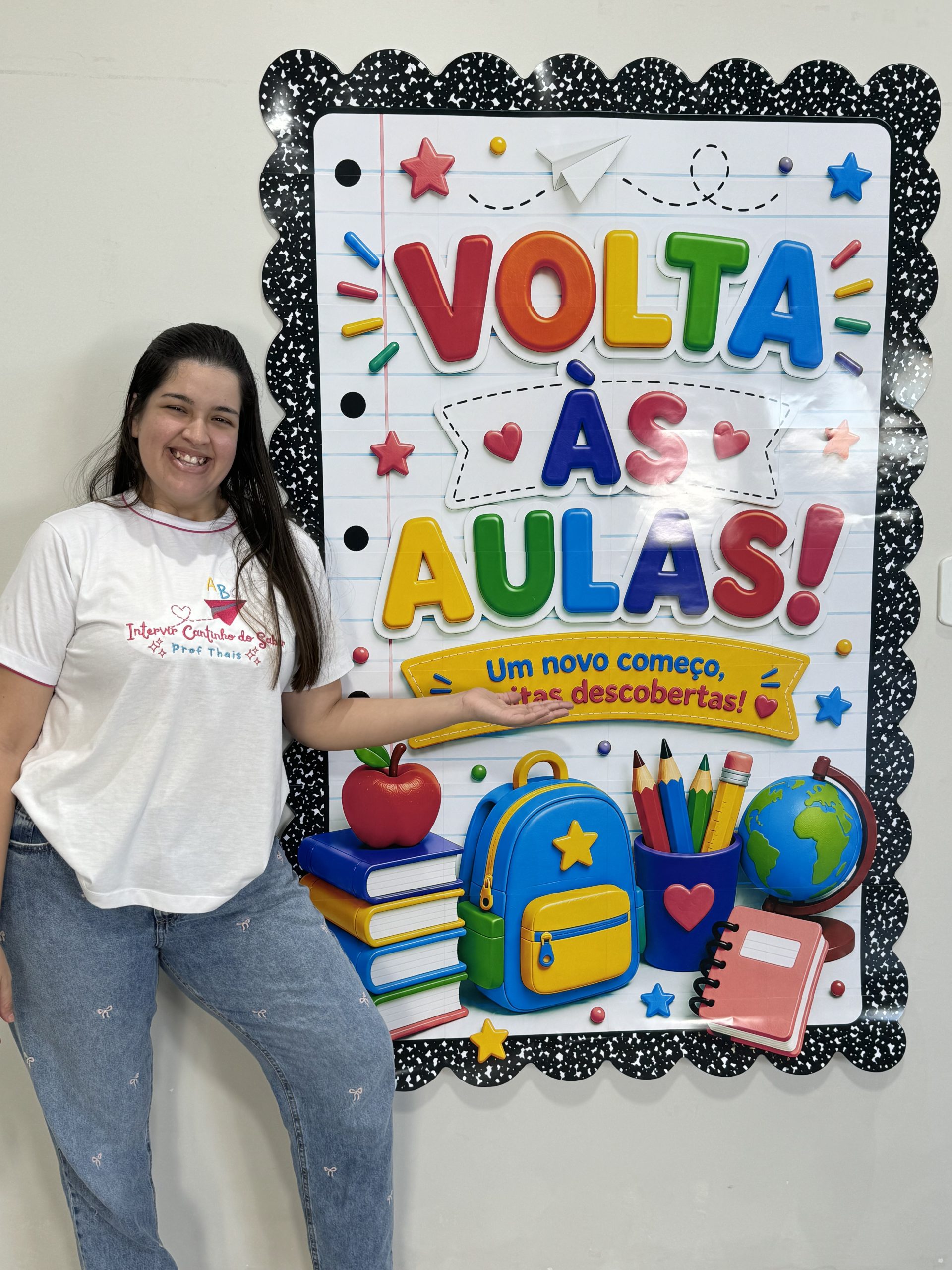 ✨📚 Cartaz Volta às Aulas – Novas Descobertas 💛 - Imagem 2