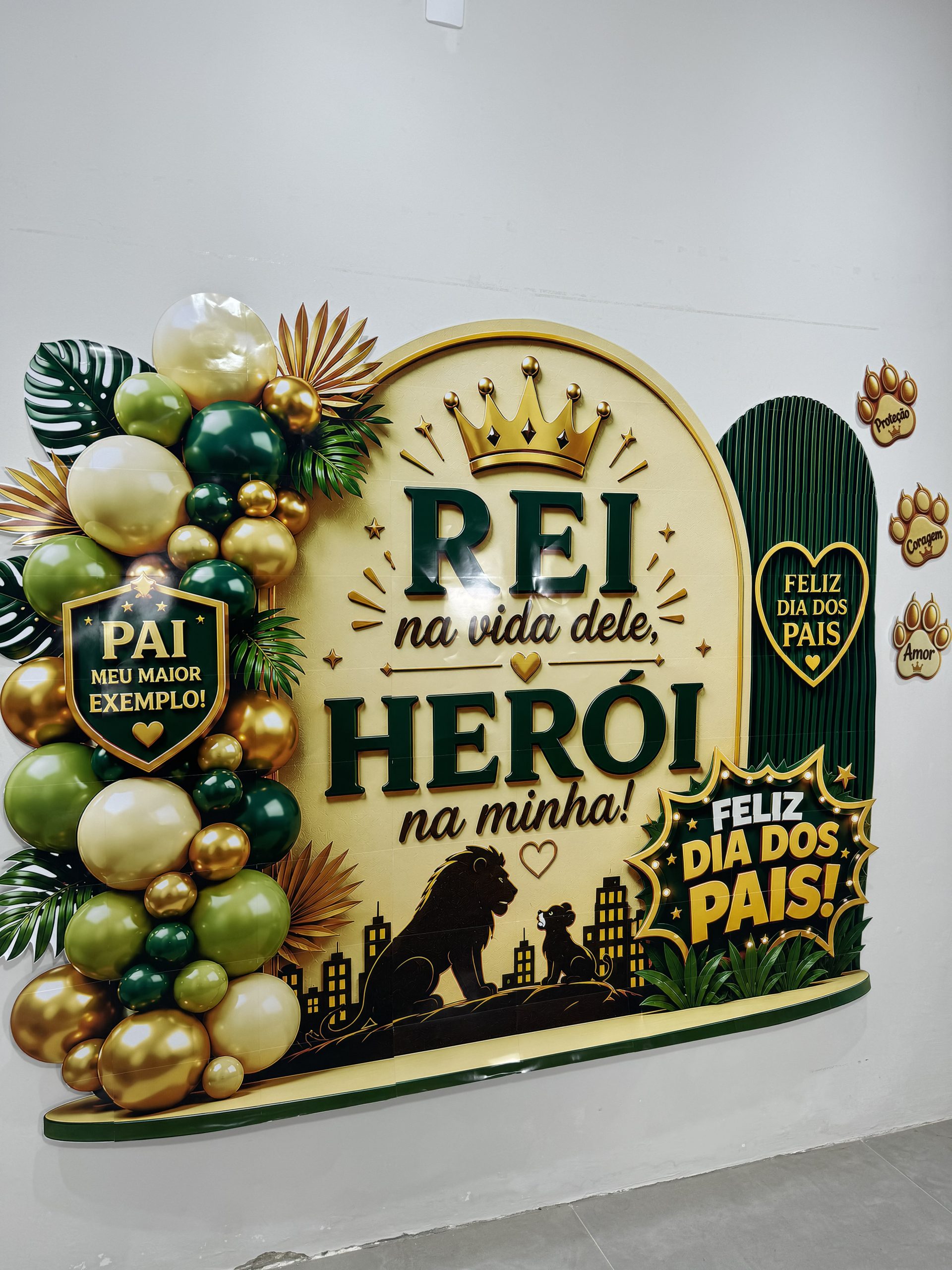👑💚 Painel Papai Rei do Meu Coração