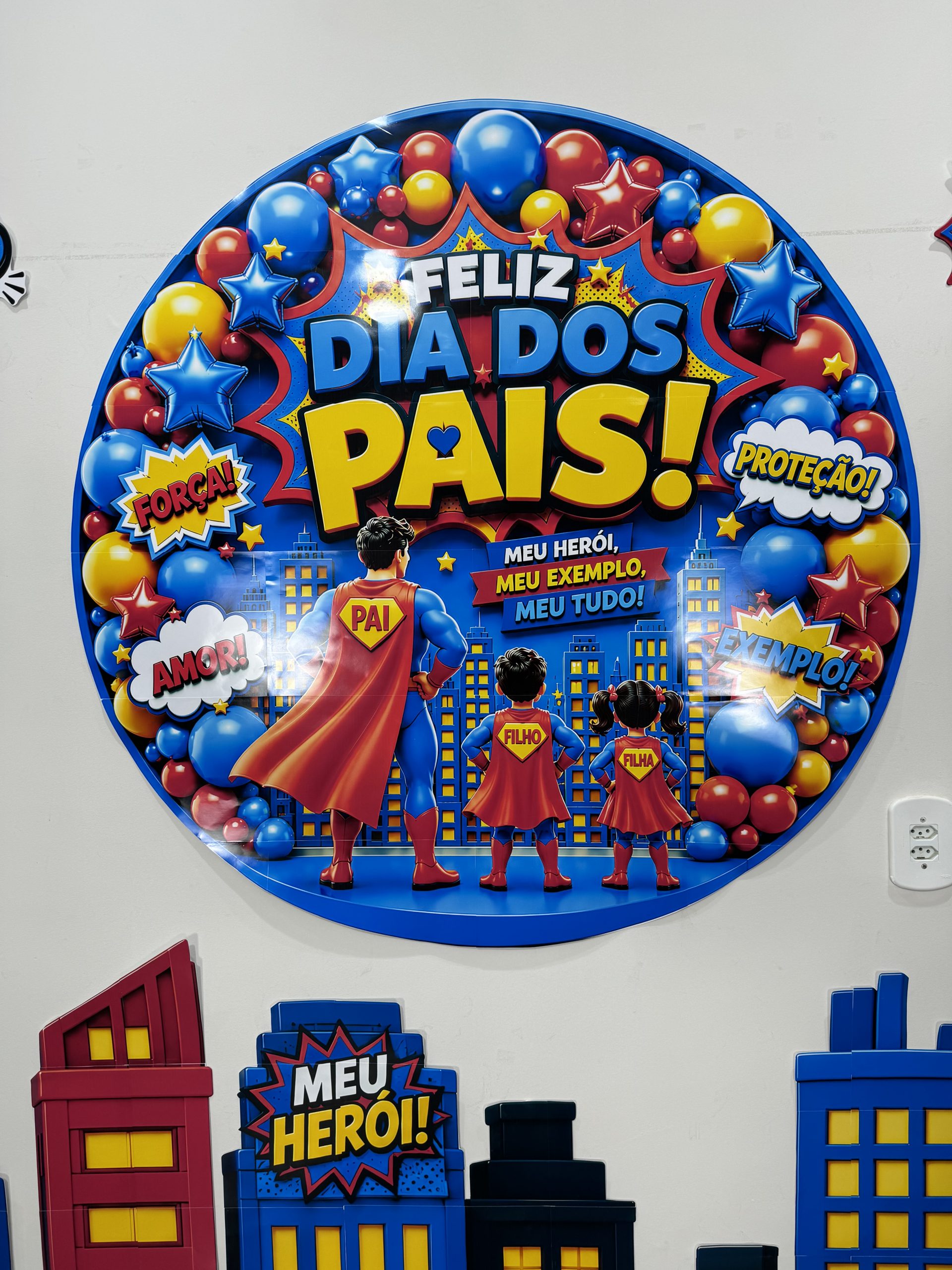 💙⚡ Painel Dia dos Pais – Super Pai 🦸♂️ - Imagem 13