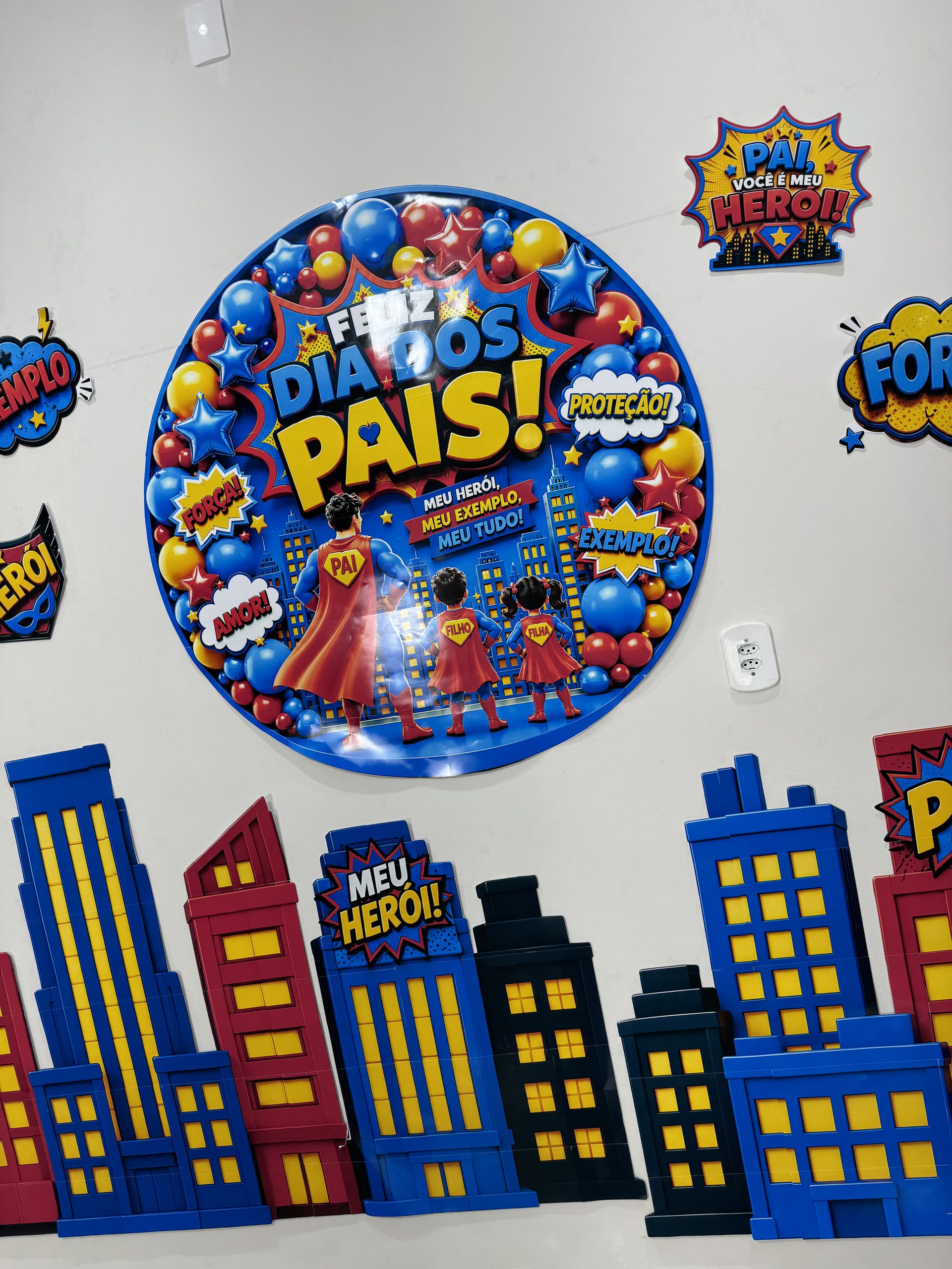 💙⚡ Painel Dia dos Pais – Super Pai 🦸♂️ - Imagem 11