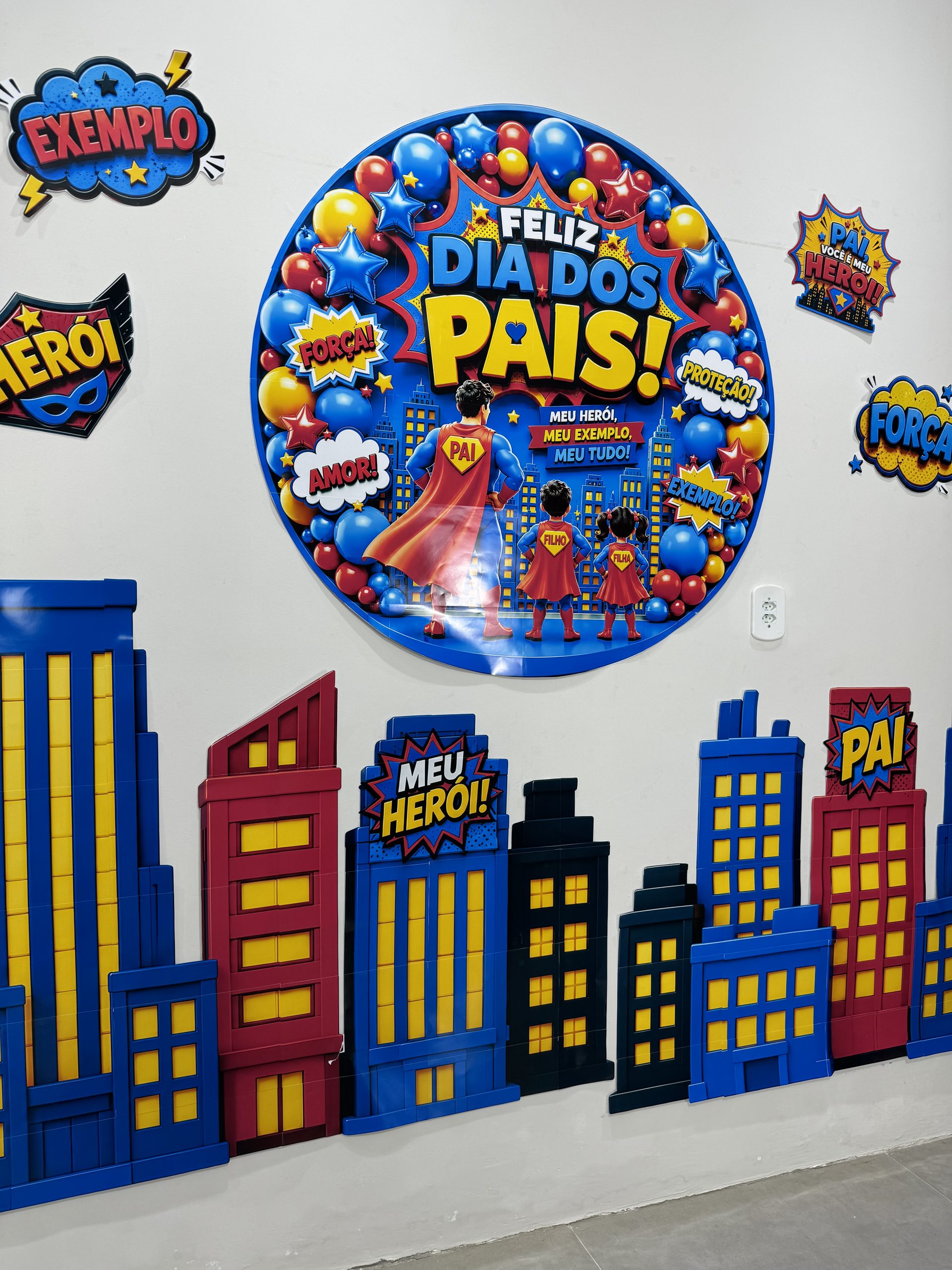 💙⚡ Painel Dia dos Pais – Super Pai 🦸♂️ - Imagem 9