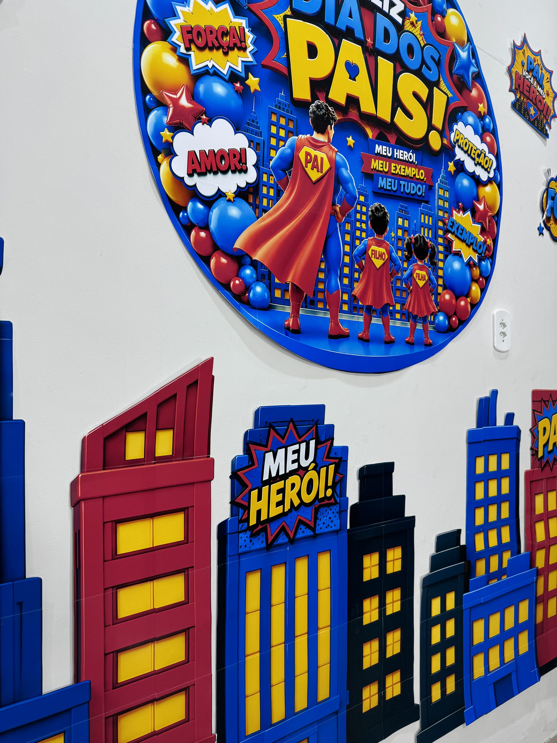 💙⚡ Painel Dia dos Pais – Super Pai 🦸♂️ - Imagem 7