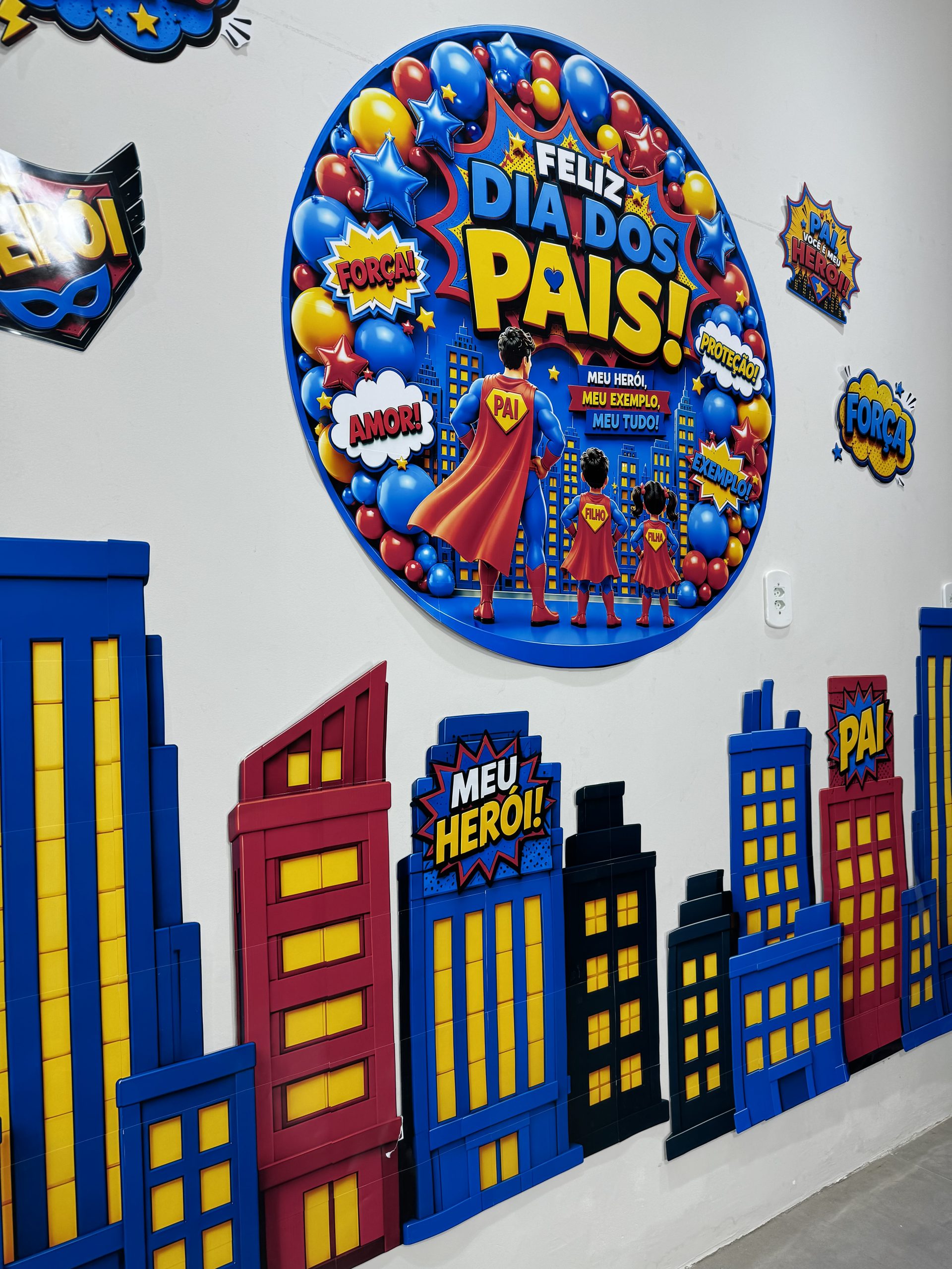 💙⚡ Painel Dia dos Pais – Super Pai 🦸♂️ - Imagem 6