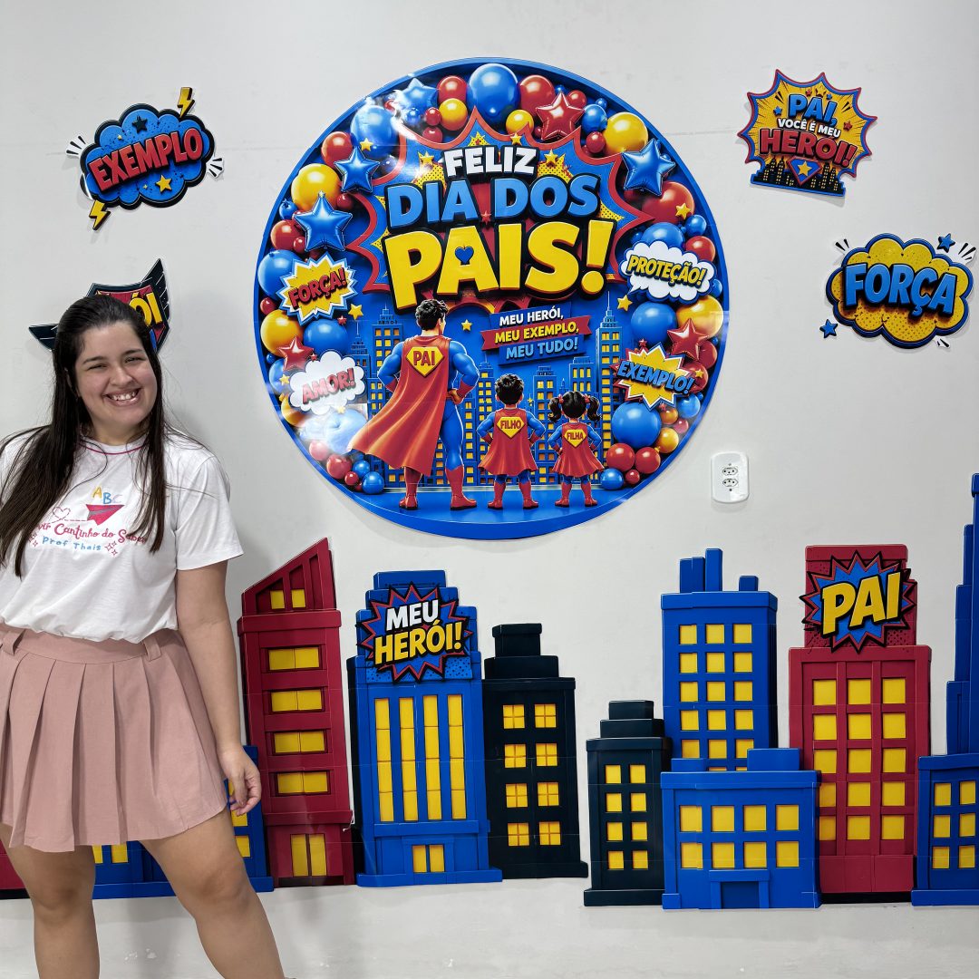 💙⚡ Painel Dia dos Pais – Super Pai 🦸‍♂️
