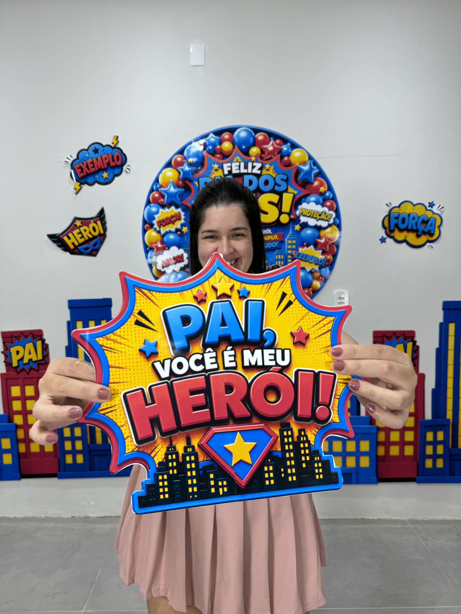 💙⚡ Painel Dia dos Pais – Super Pai 🦸♂️ - Imagem 2