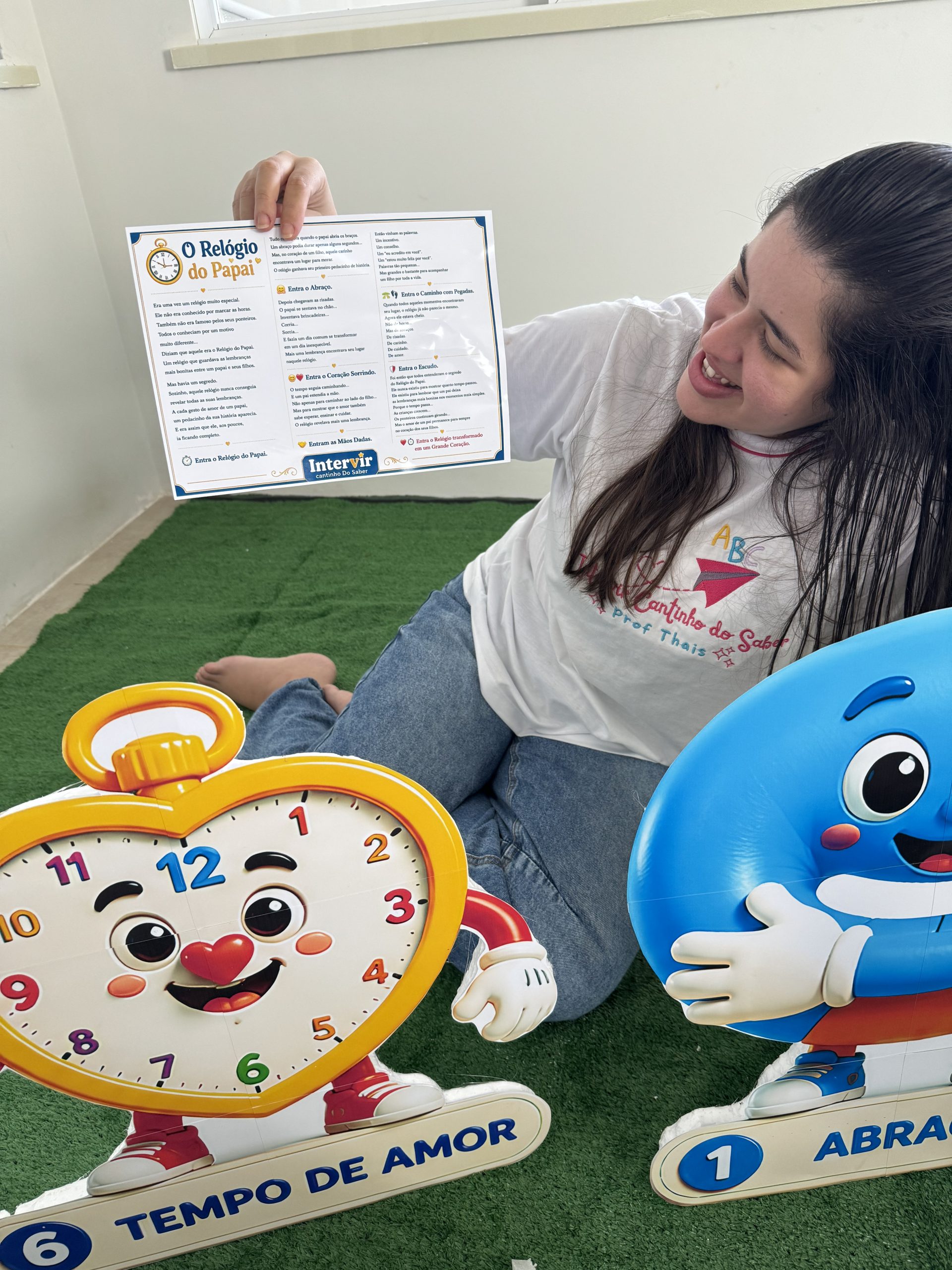 🕰️💙 História O Relógio do Papai – Cenário Interativo - Imagem 6