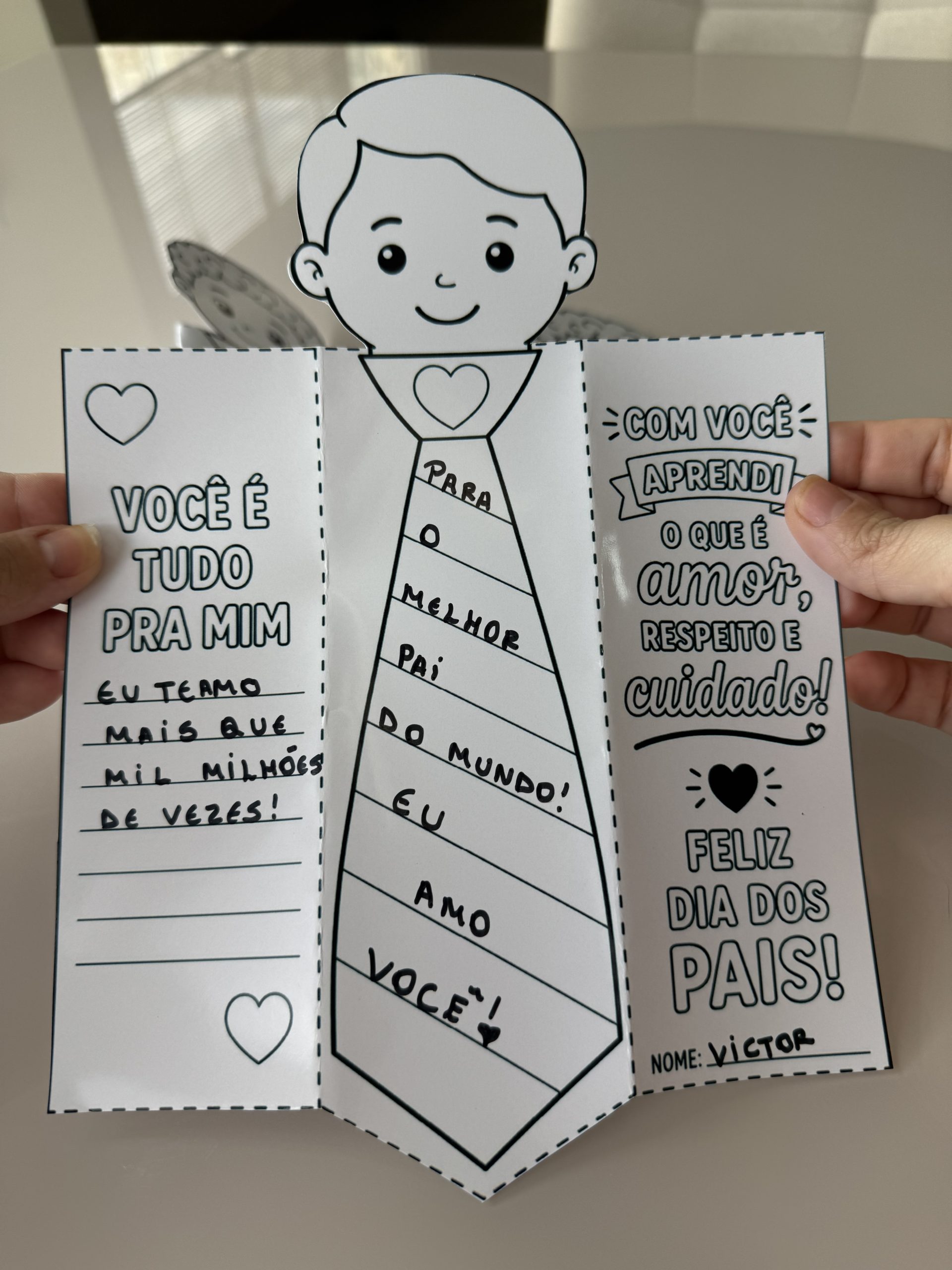 👔💙 Atividade Interativa Dia dos Pais – Gravata do Papai - Imagem 8