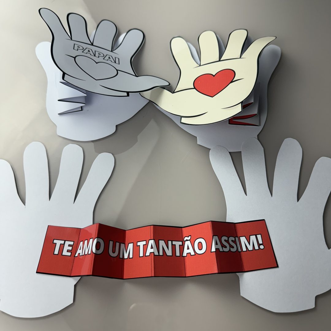🖐️💙 Lembrancinha Dia dos Pais – Papai, Te Amo um Tantão Assim!
