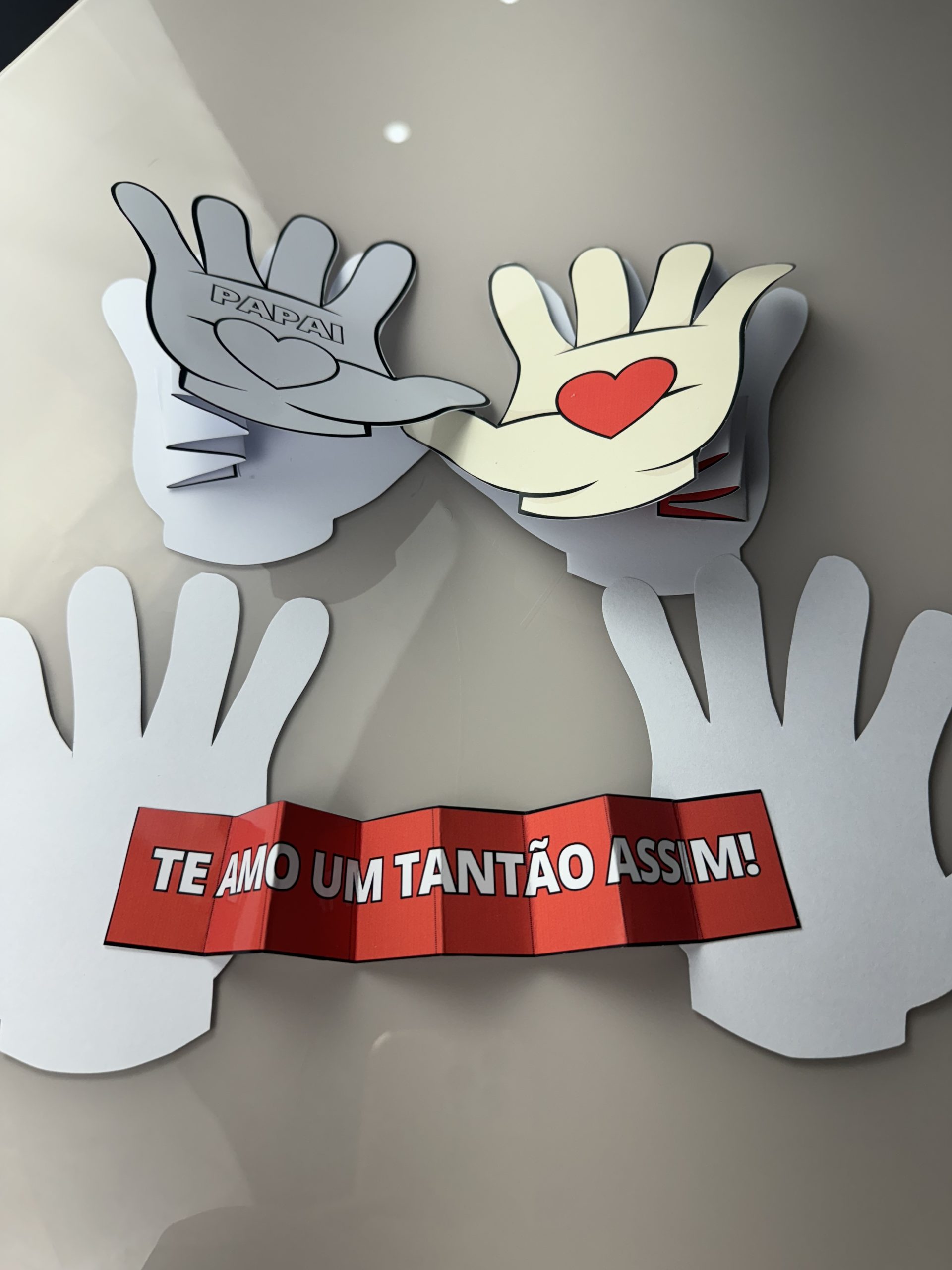 🖐️💙 Lembrancinha Dia dos Pais – Papai, Te Amo um Tantão Assim!