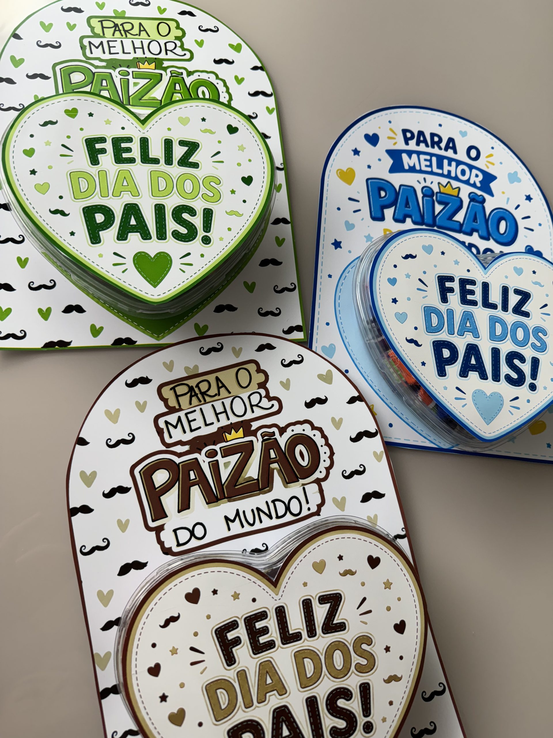 💙🤎💚 Lembrancinha Coração Dia dos Pais - Imagem 4
