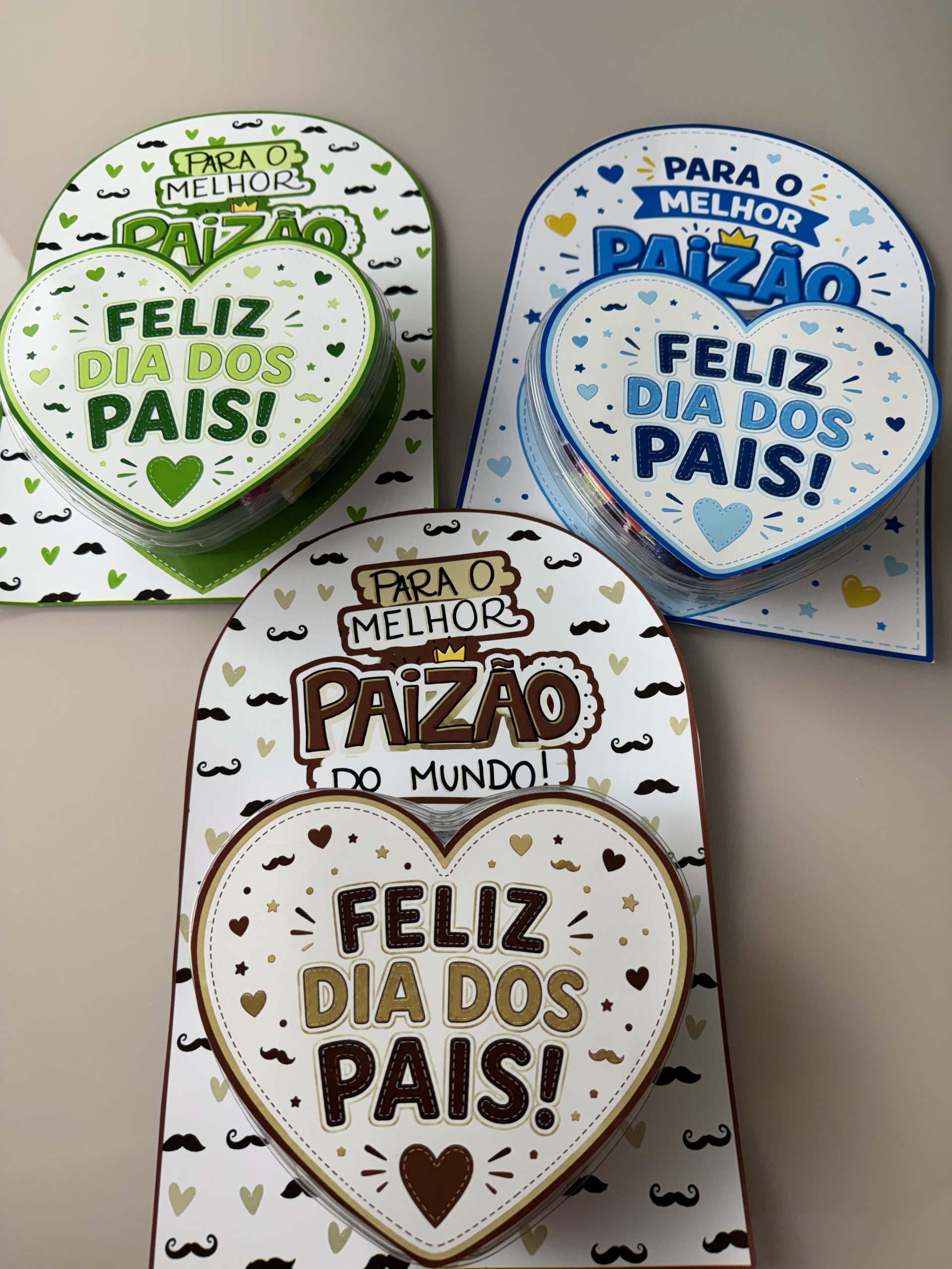 💙🤎💚 Lembrancinha Coração Dia dos Pais - Imagem 7
