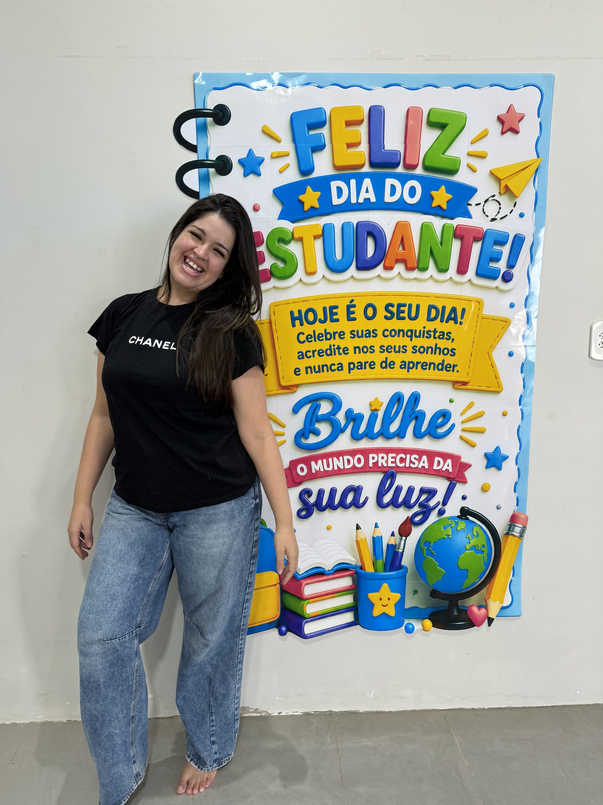 📚✨ Cartaz Brilhe, Estude! – Dia do Estudante - Imagem 7