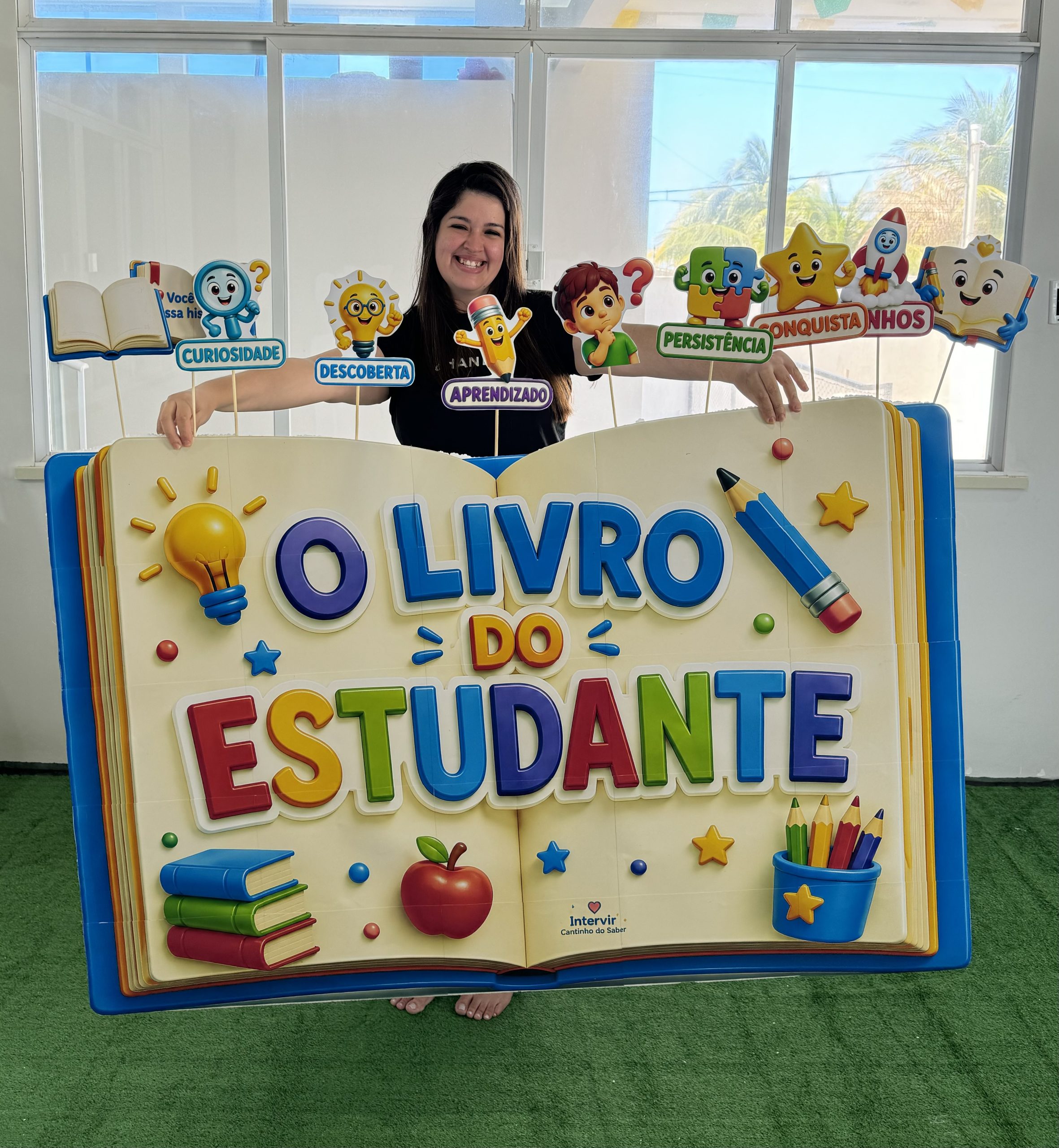 📚✨ História O Livro do Estudante – Cenário Interativo