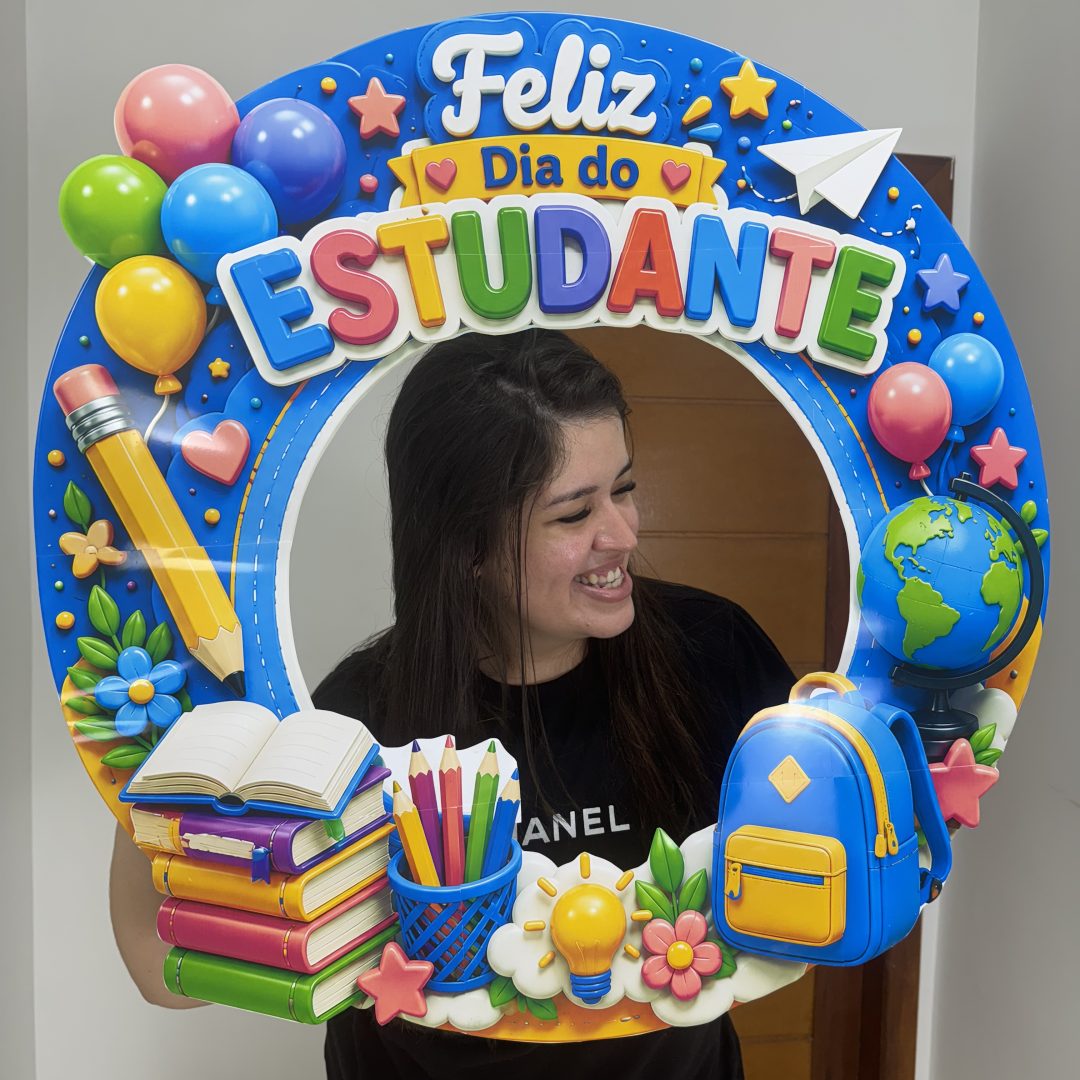 📸✨ Moldura para Foto – Dia do Estudante
