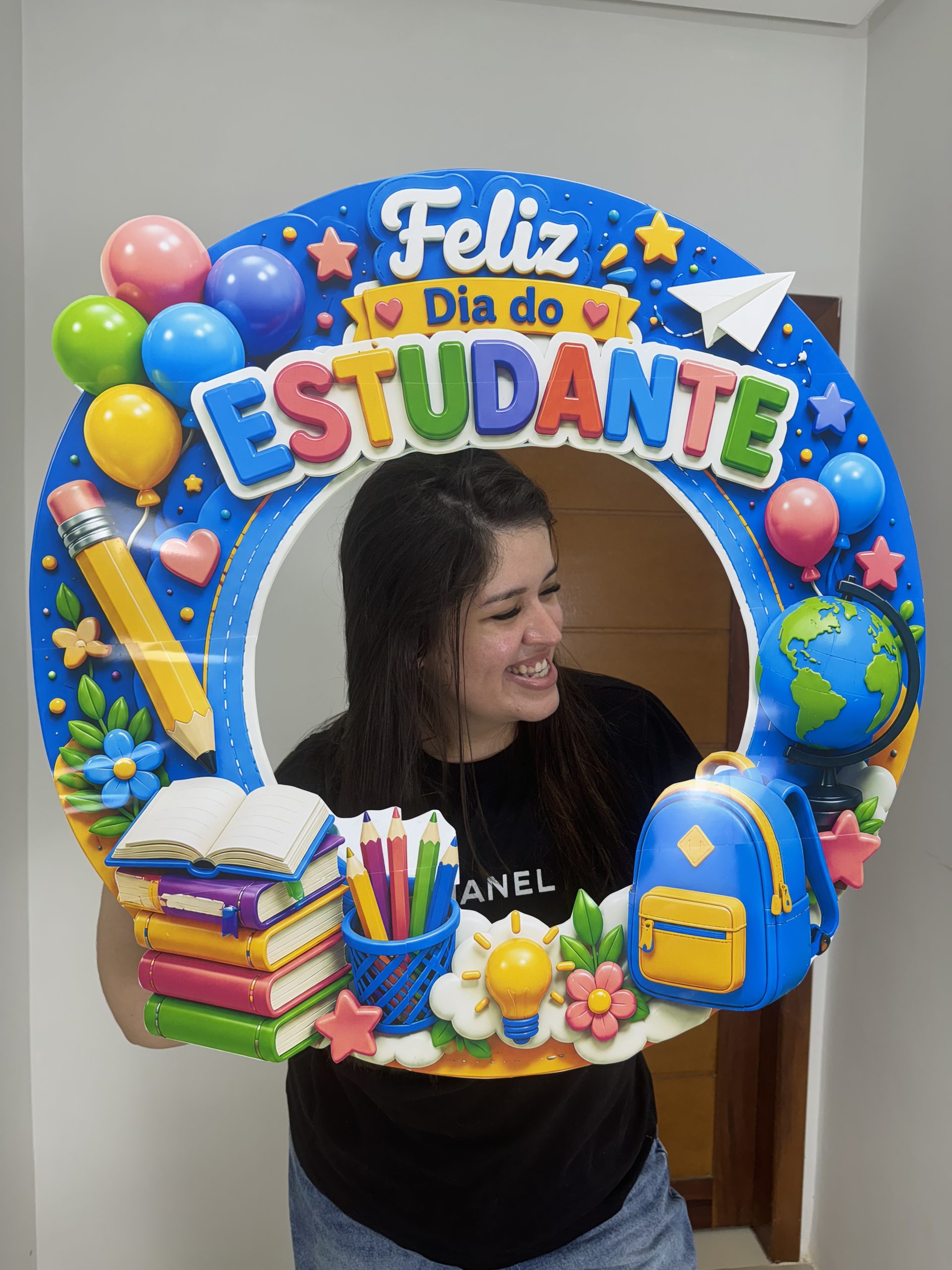 📸✨ Moldura para Foto – Dia do Estudante