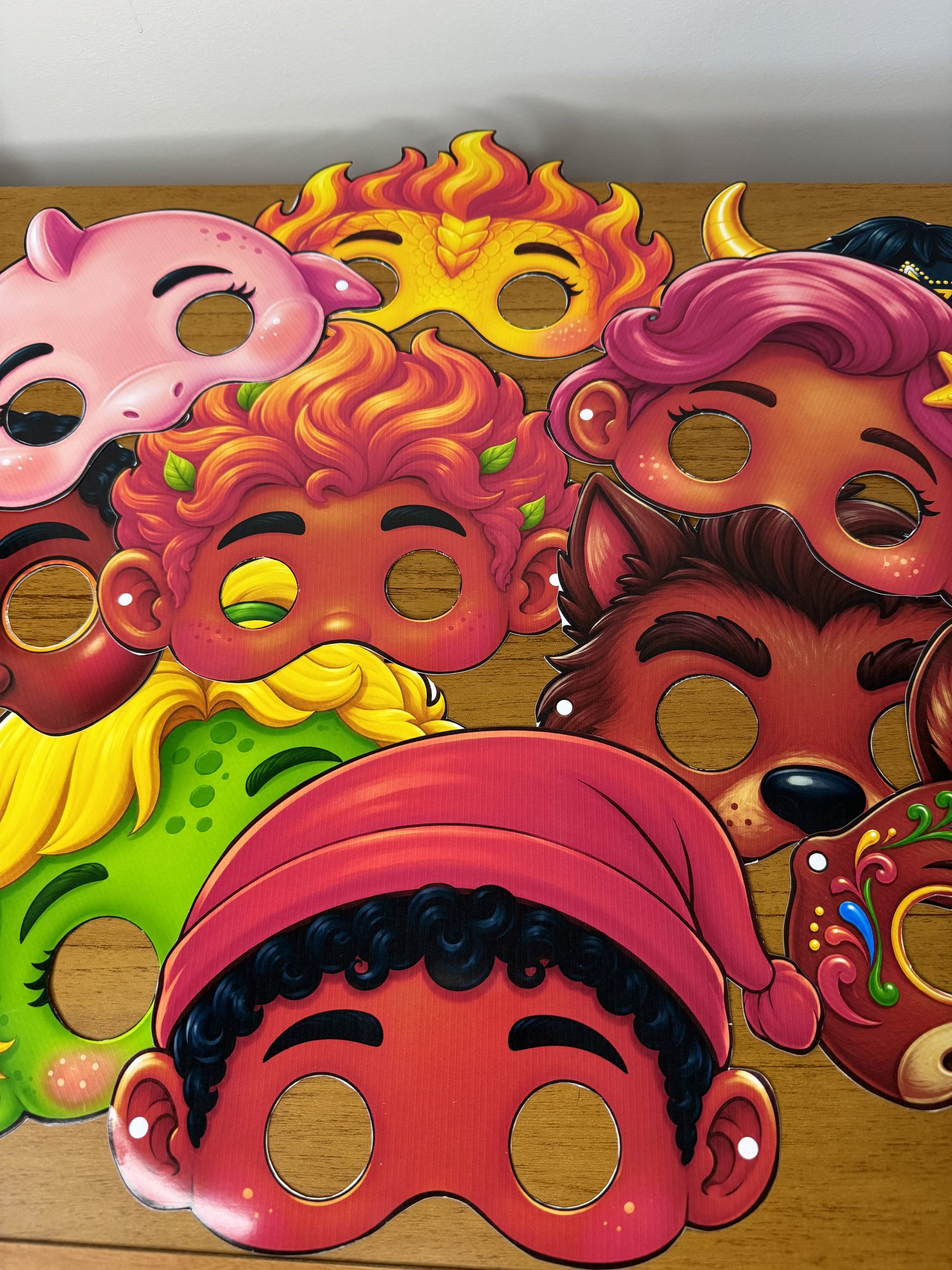 🎭✨ Kit Máscaras Personagens do Folclore Brasileiro - Imagem 16