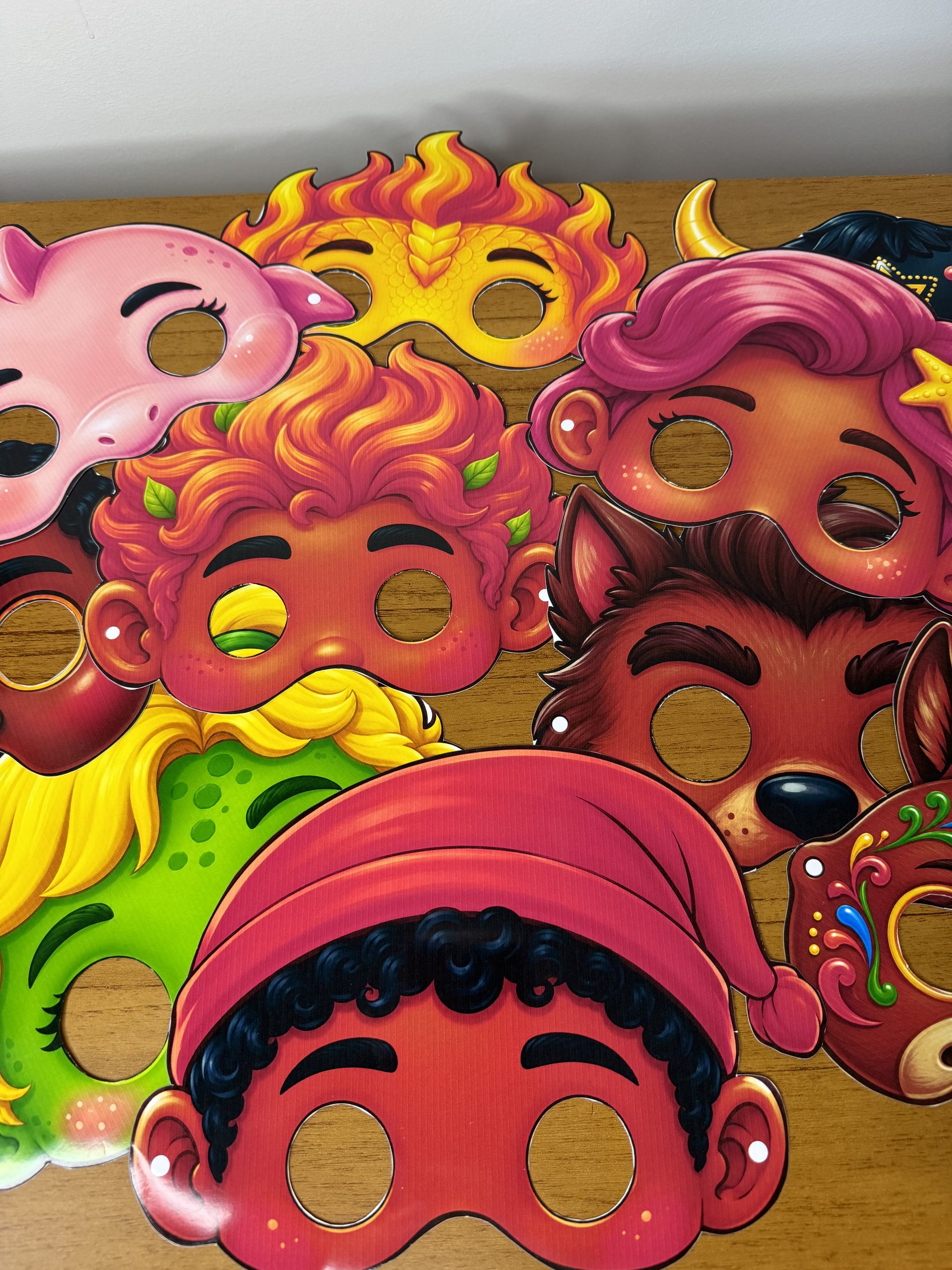 🎭✨ Kit Máscaras Personagens do Folclore Brasileiro - Imagem 15