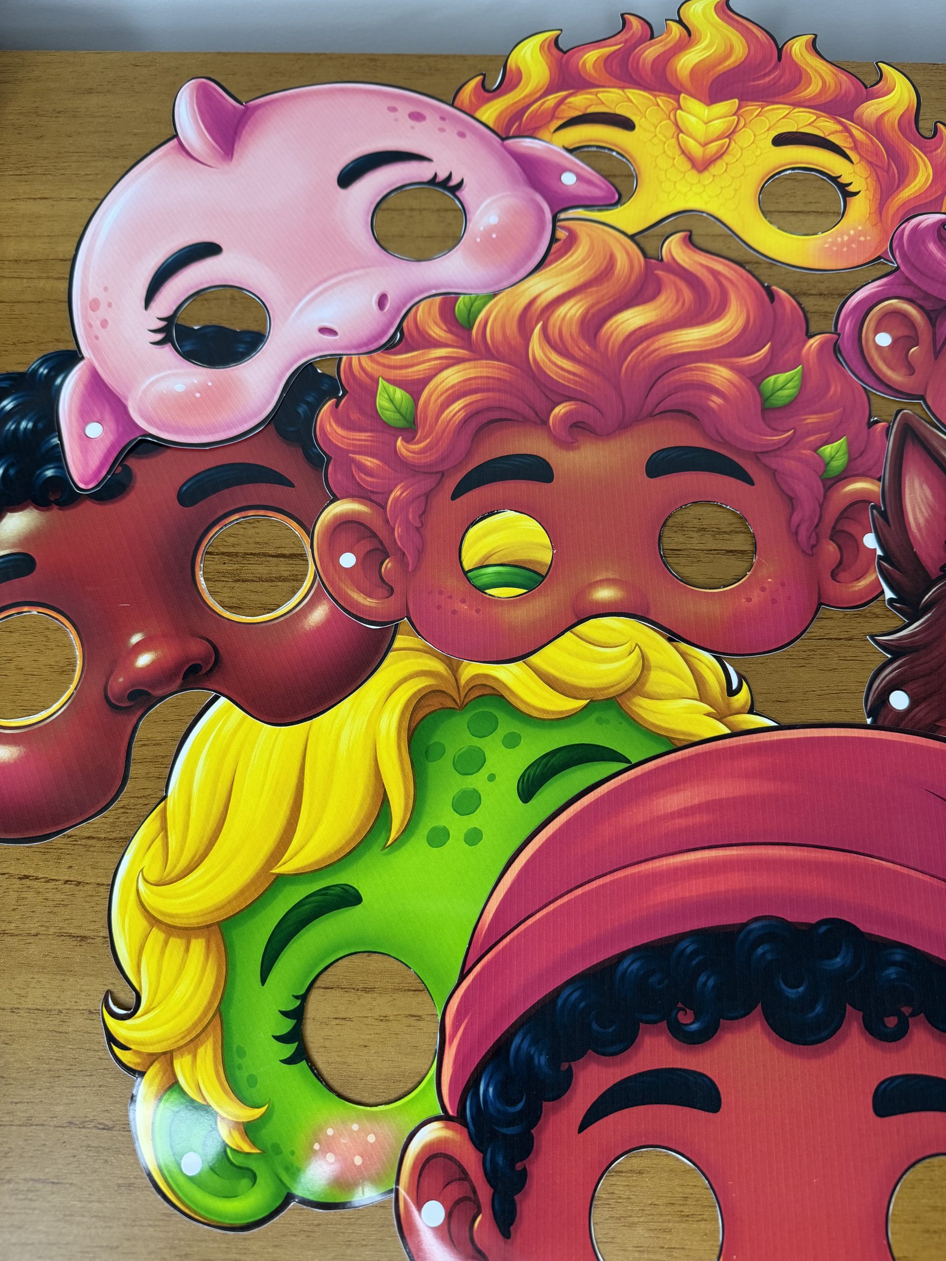 🎭✨ Kit Máscaras Personagens do Folclore Brasileiro - Imagem 14