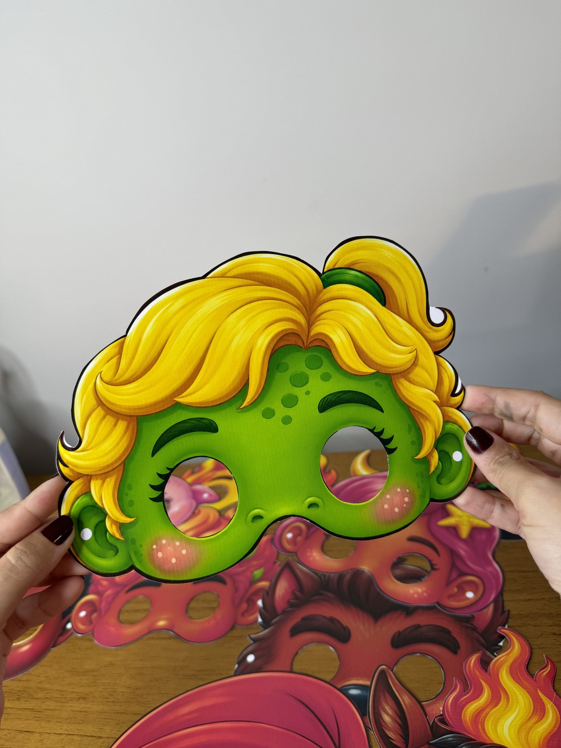 🎭✨ Kit Máscaras Personagens do Folclore Brasileiro - Imagem 4