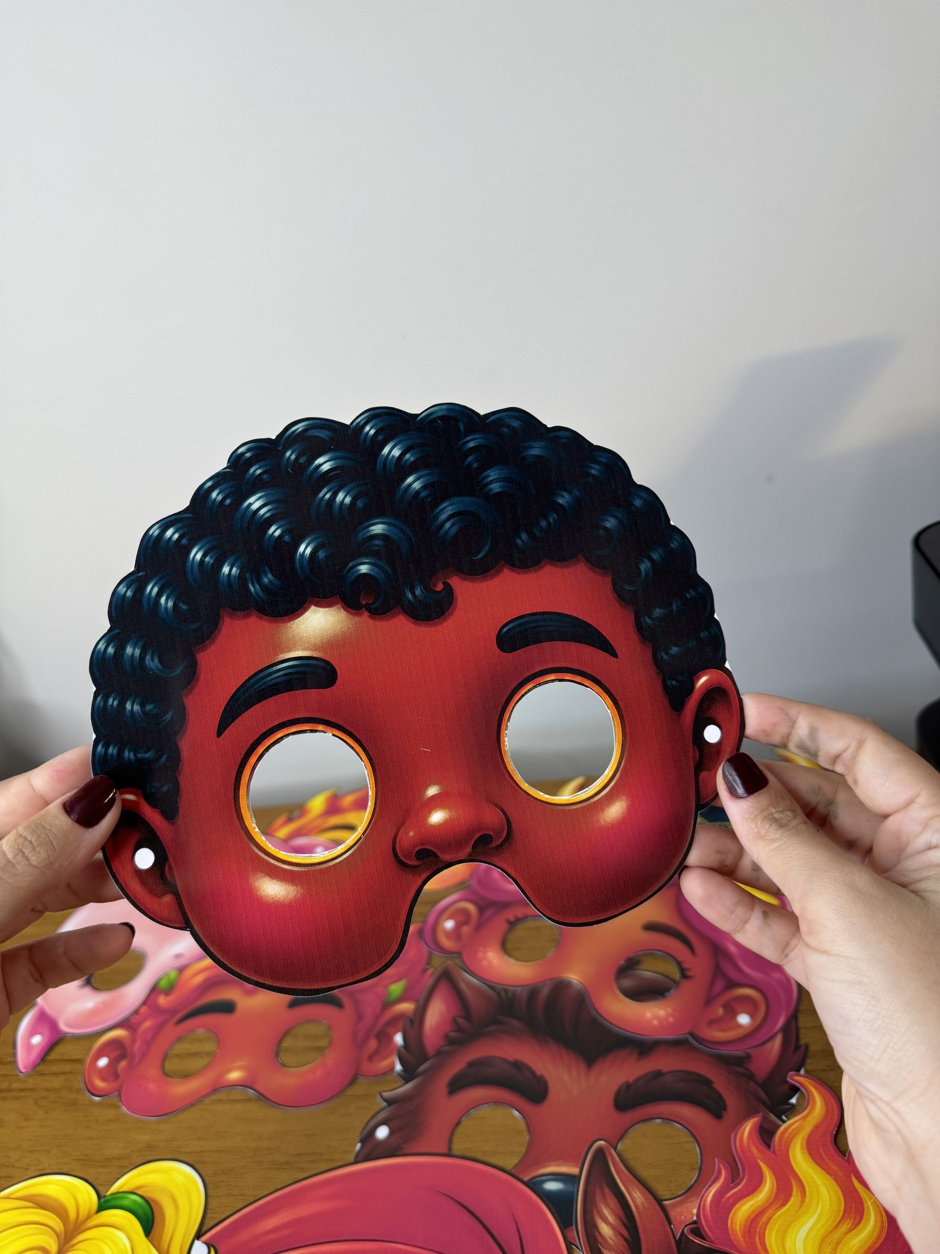 🎭✨ Kit Máscaras Personagens do Folclore Brasileiro - Imagem 5