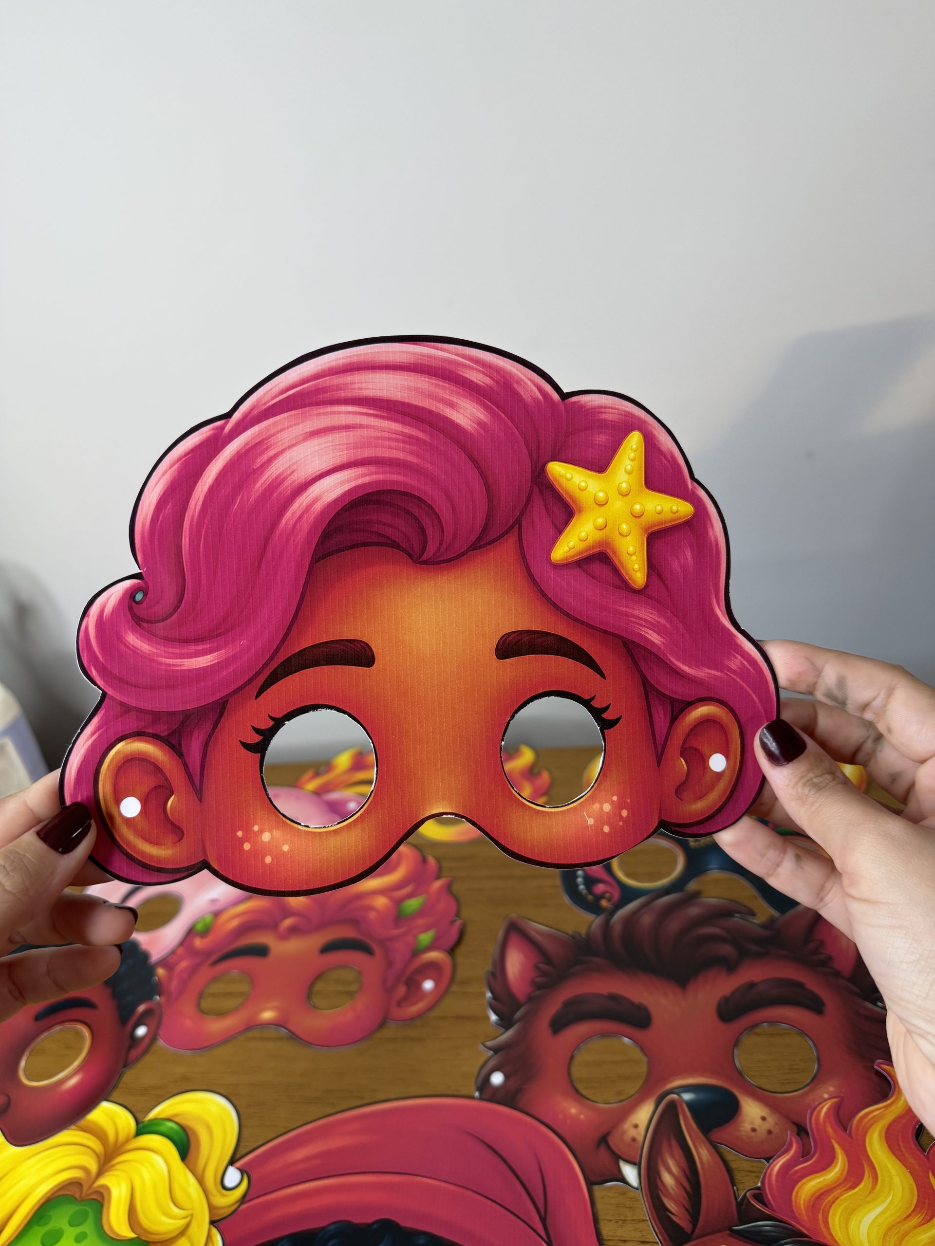 🎭✨ Kit Máscaras Personagens do Folclore Brasileiro - Imagem 6