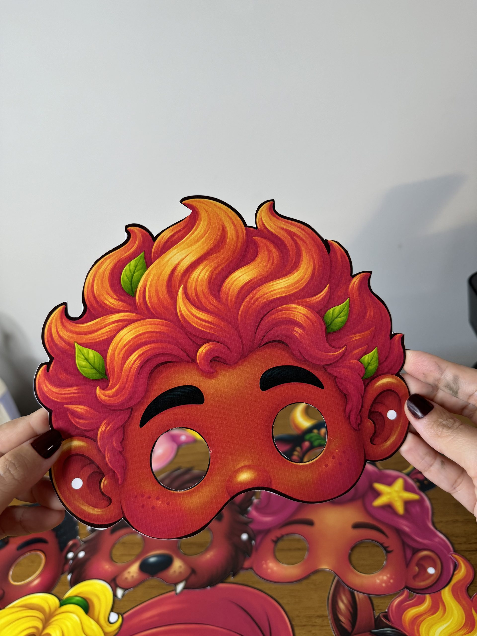 🎭✨ Kit Máscaras Personagens do Folclore Brasileiro - Imagem 8