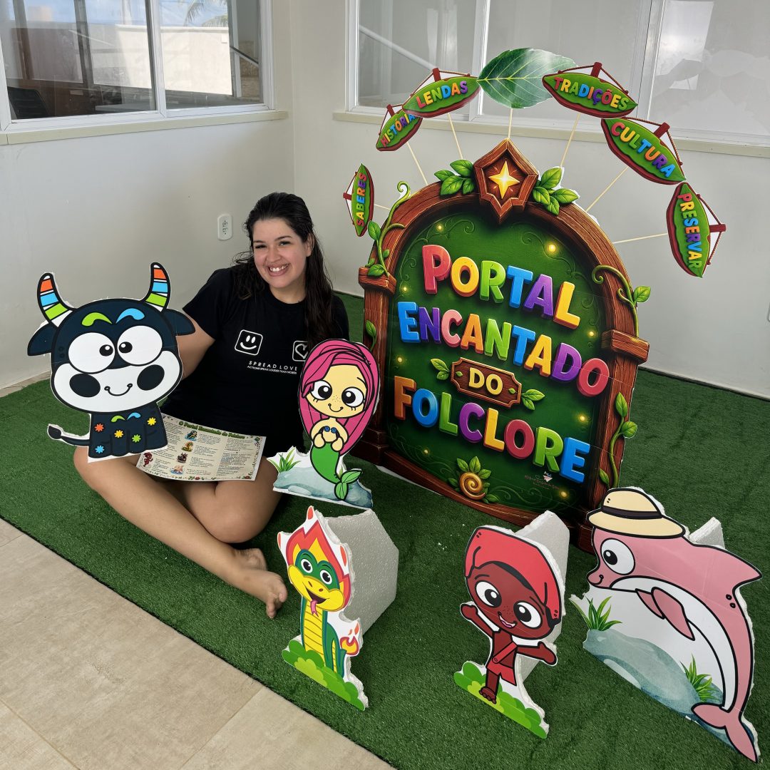 🌿✨ História O Portal Encantado do Folclore – Cenário Interativo