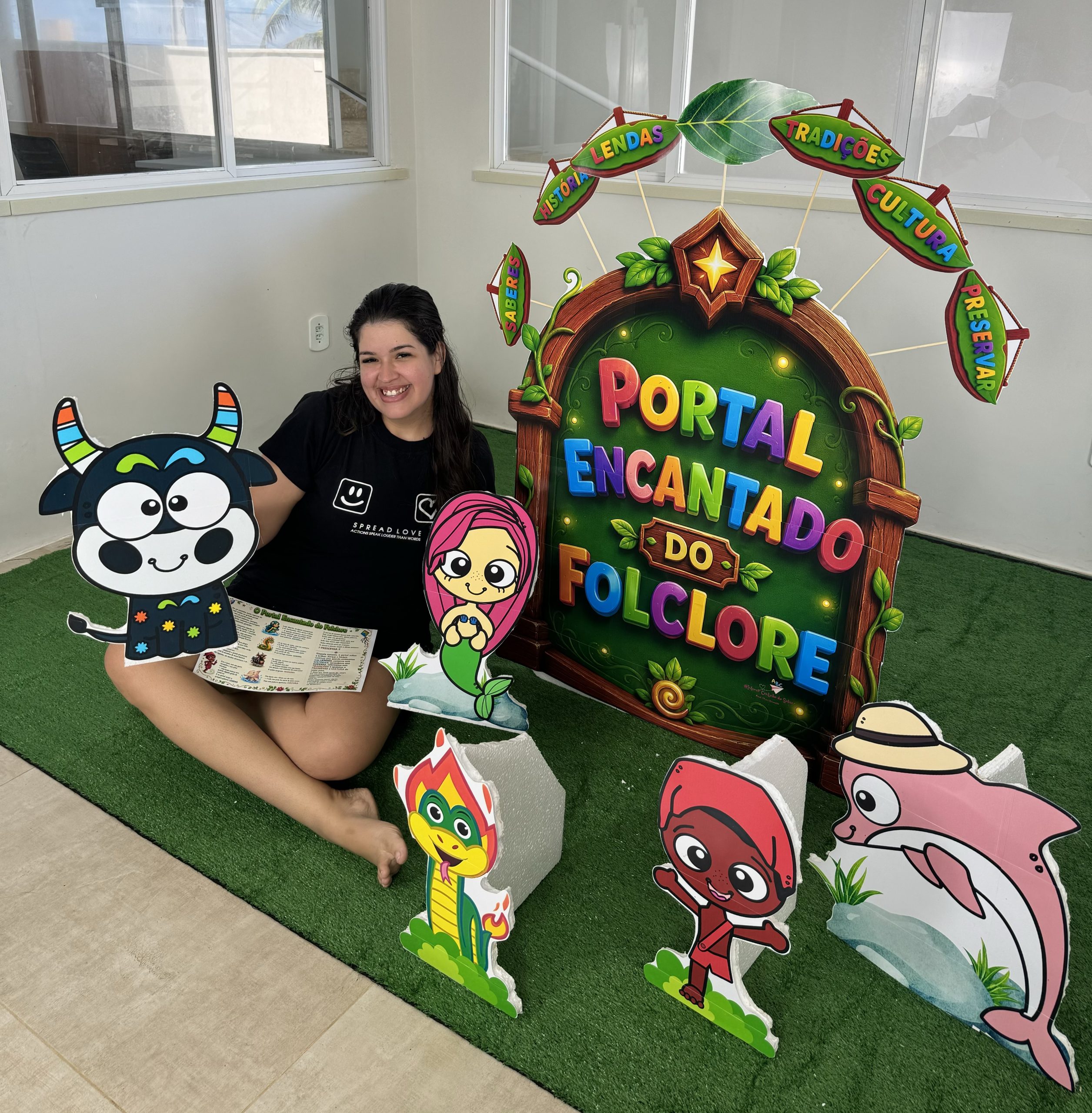 🌿✨ História O Portal Encantado do Folclore – Cenário Interativo
